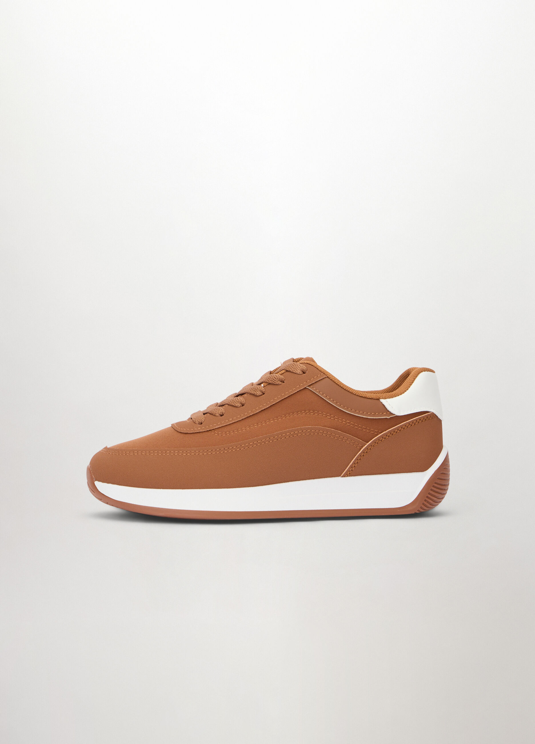 Sneakers stringate in ecopelle donna_0