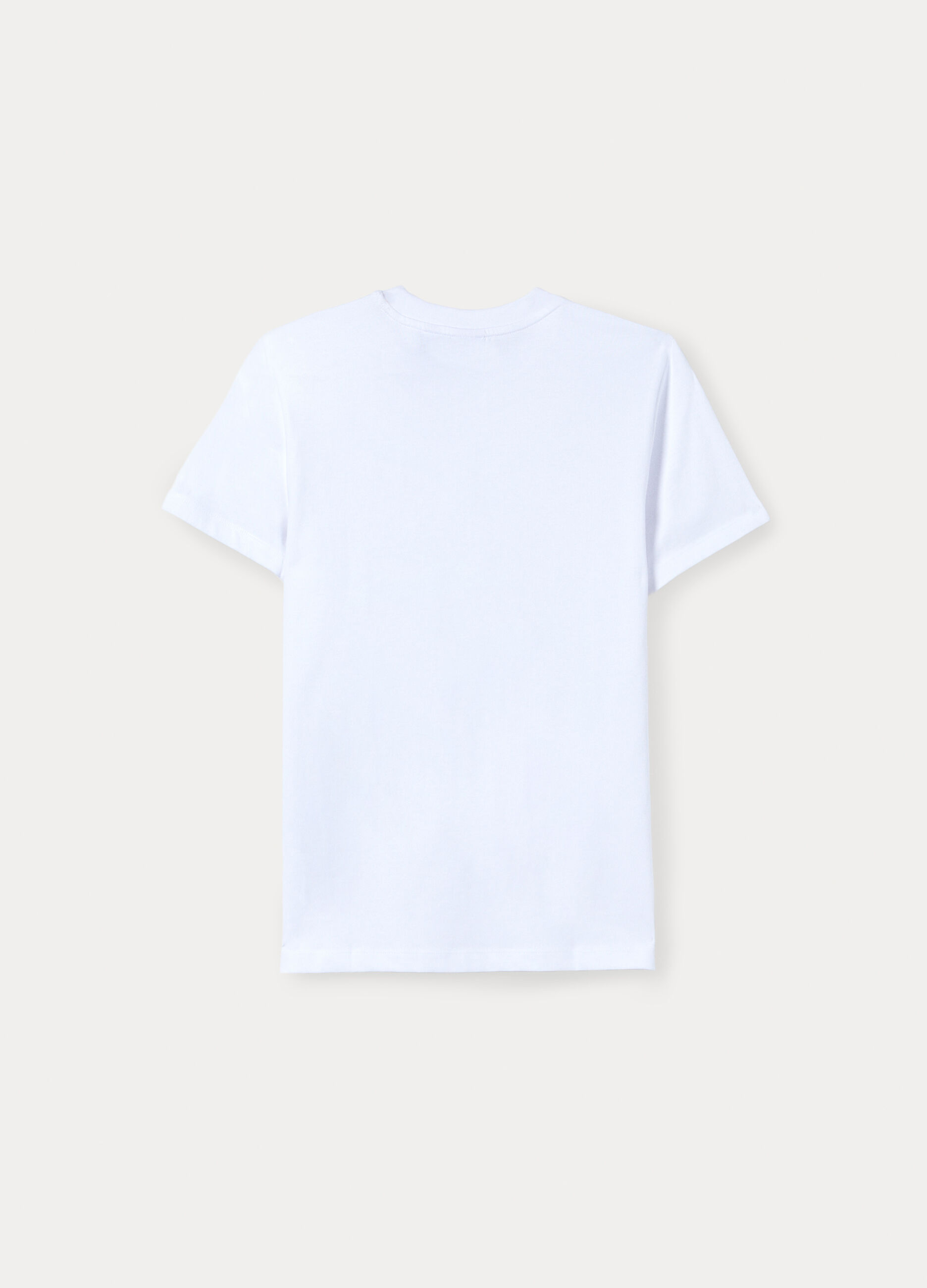 T-shirt girocollo in jersey di puro cotone ragazzo_1