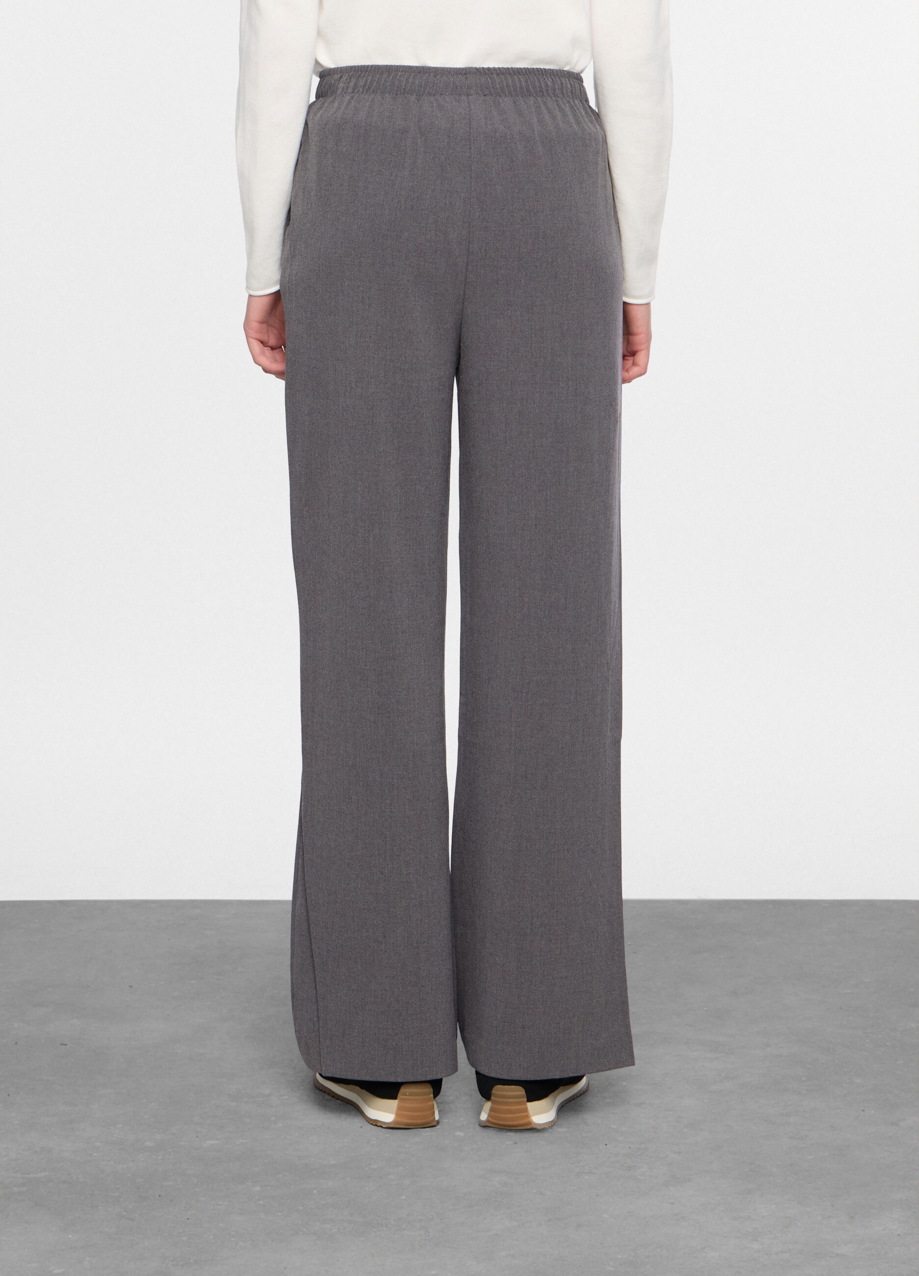 Jogger fit regular misto viscosa stretch donna_1