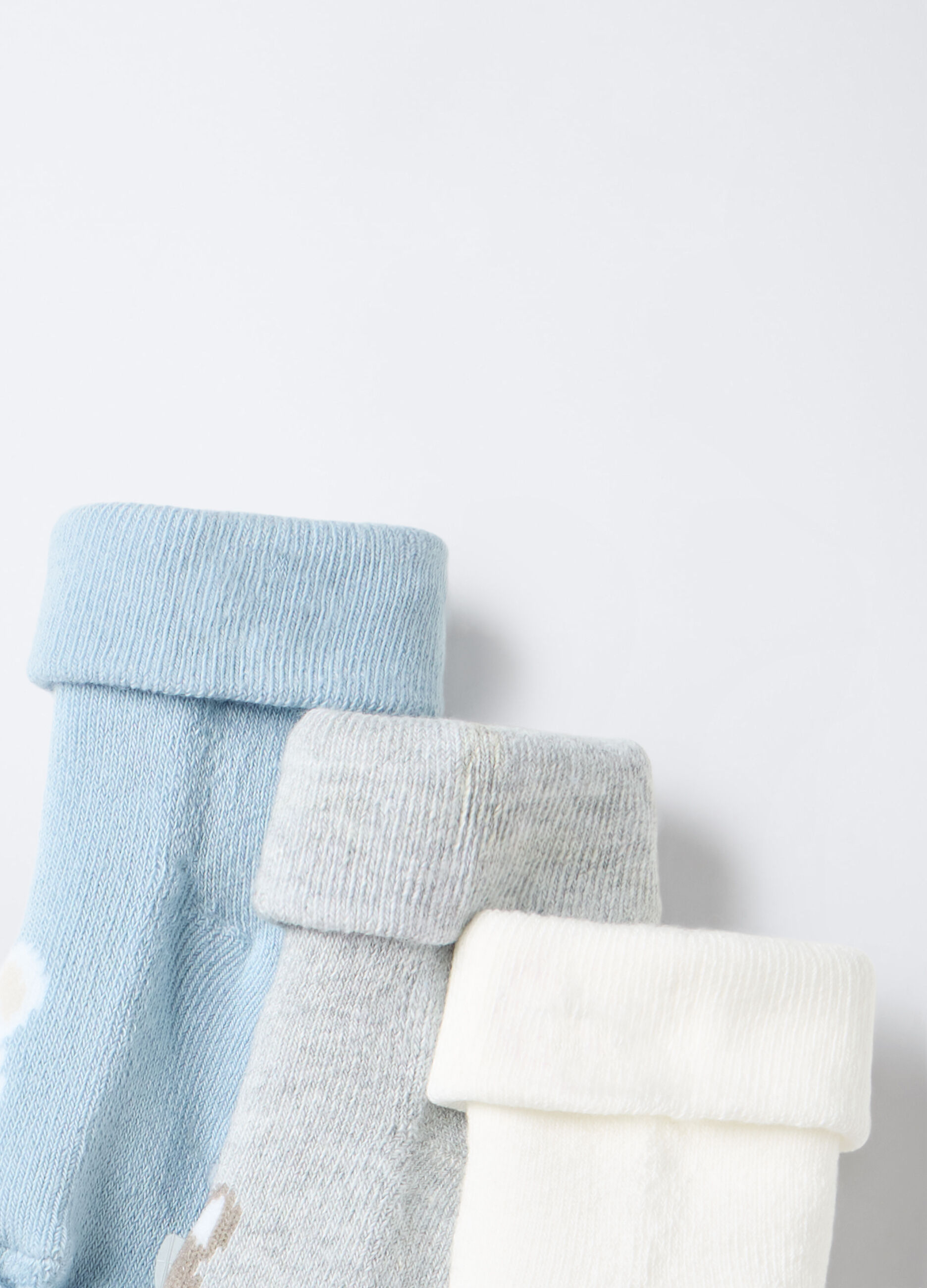 Pack 3 calze in spugna misto cotone stretch _2