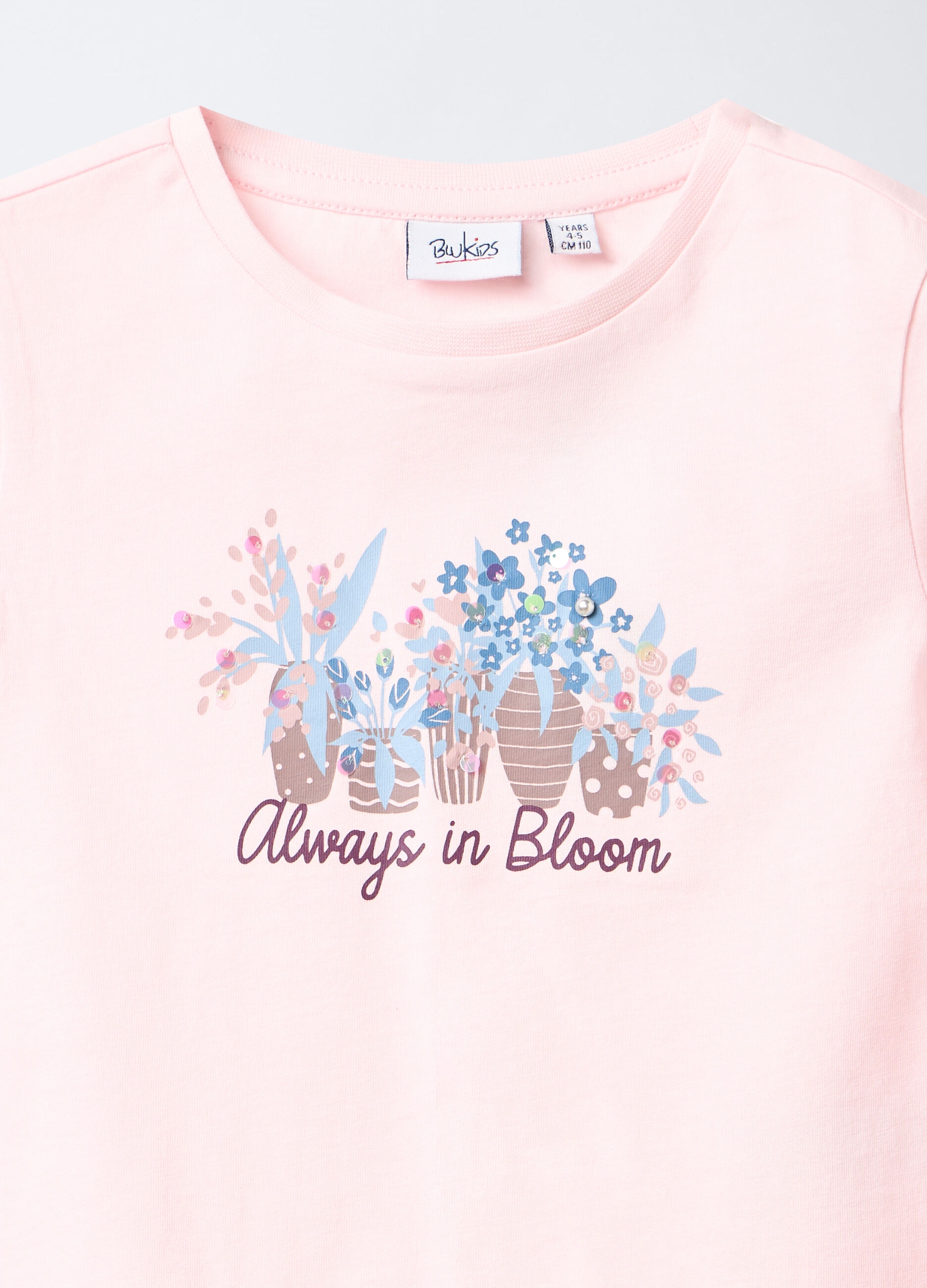T-shirt in jersey di puro cotone bambina_2