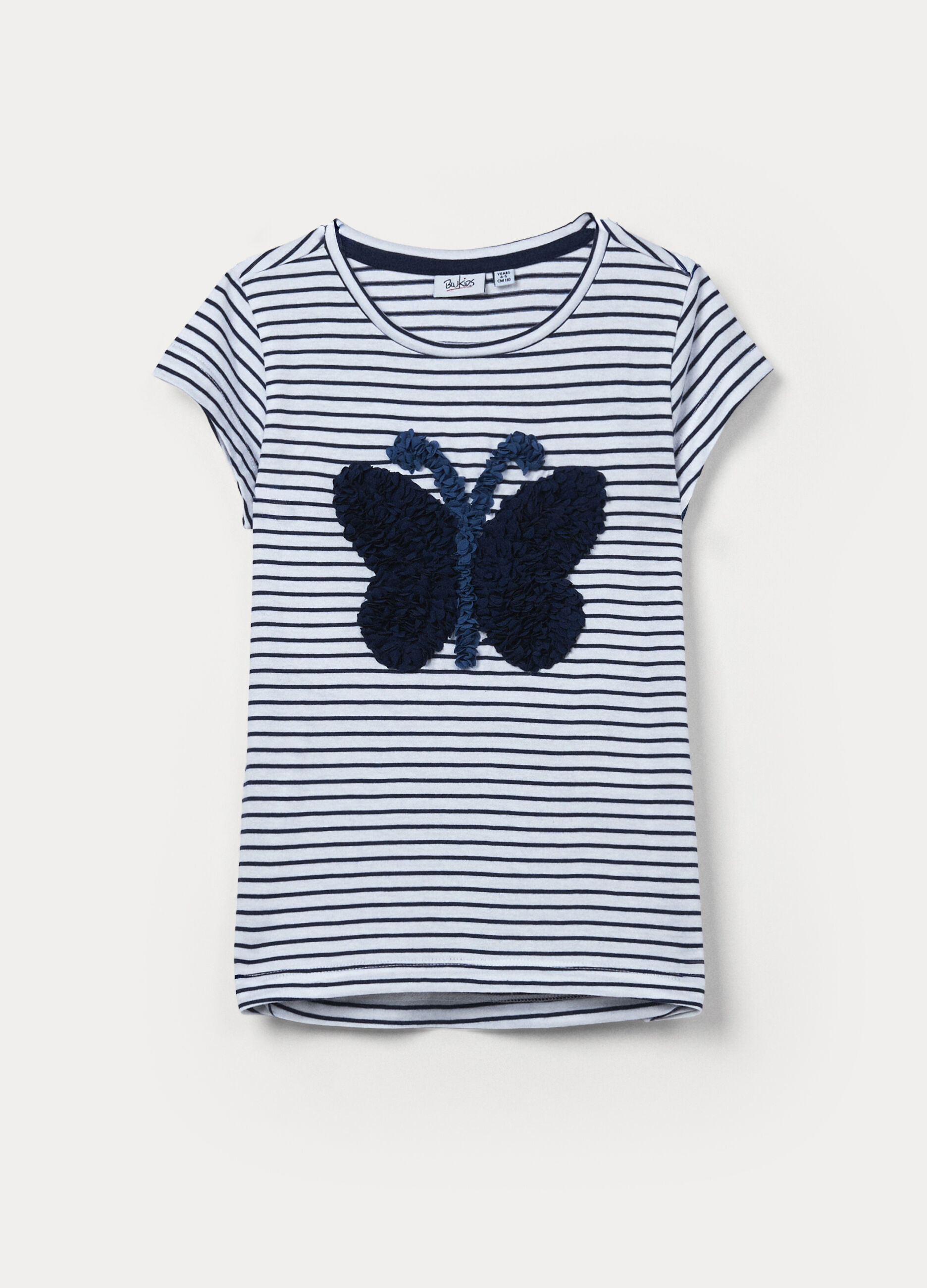 T-shirt in jersey di puro cotone bambina_0