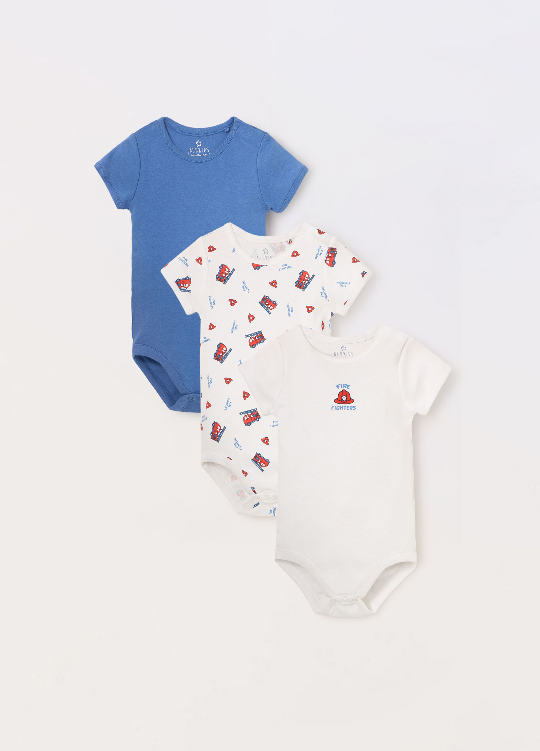 Pack 3 body in puro cotone neonato_0