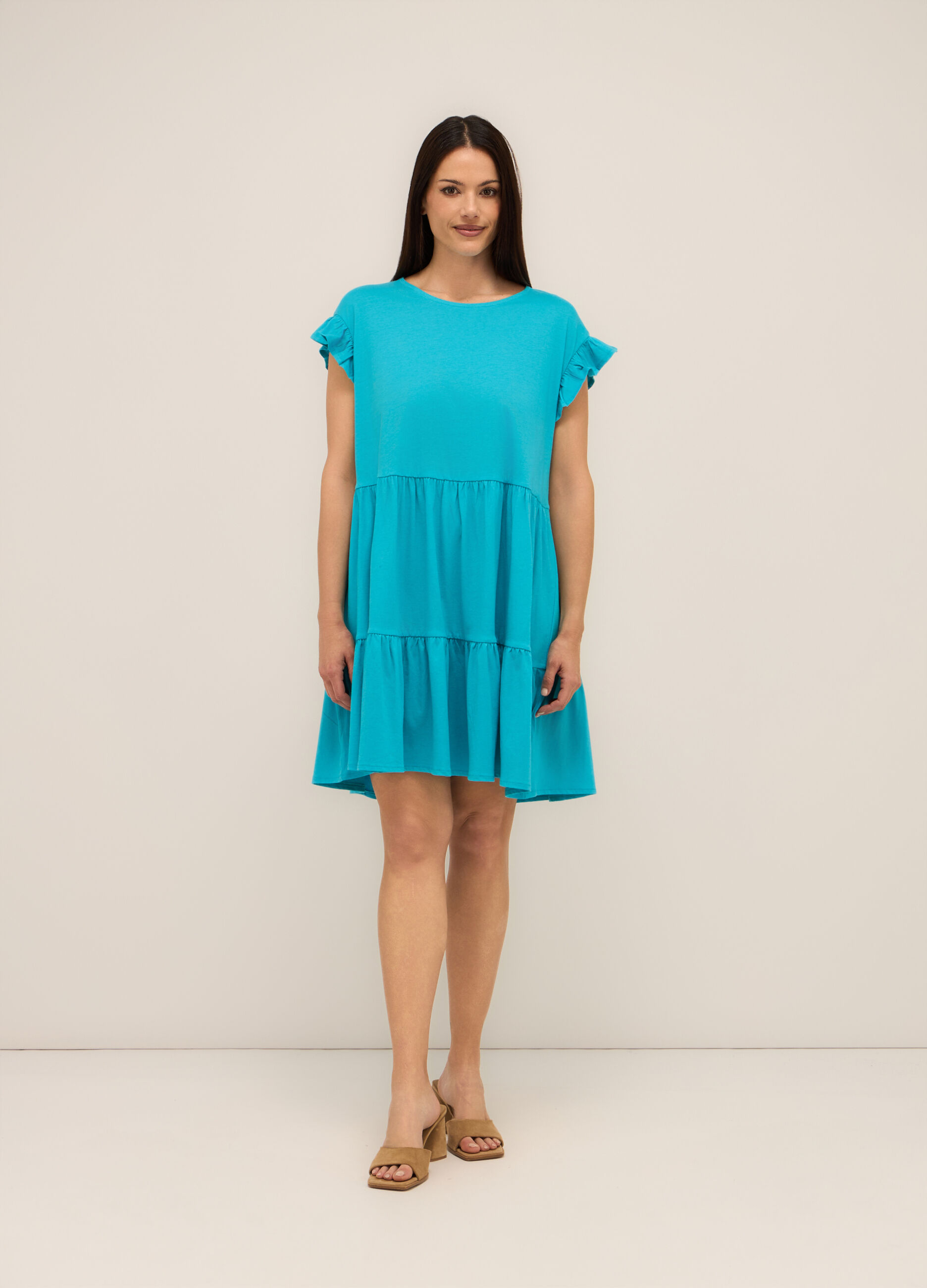 Abito in jersey di puro cotone donna_0