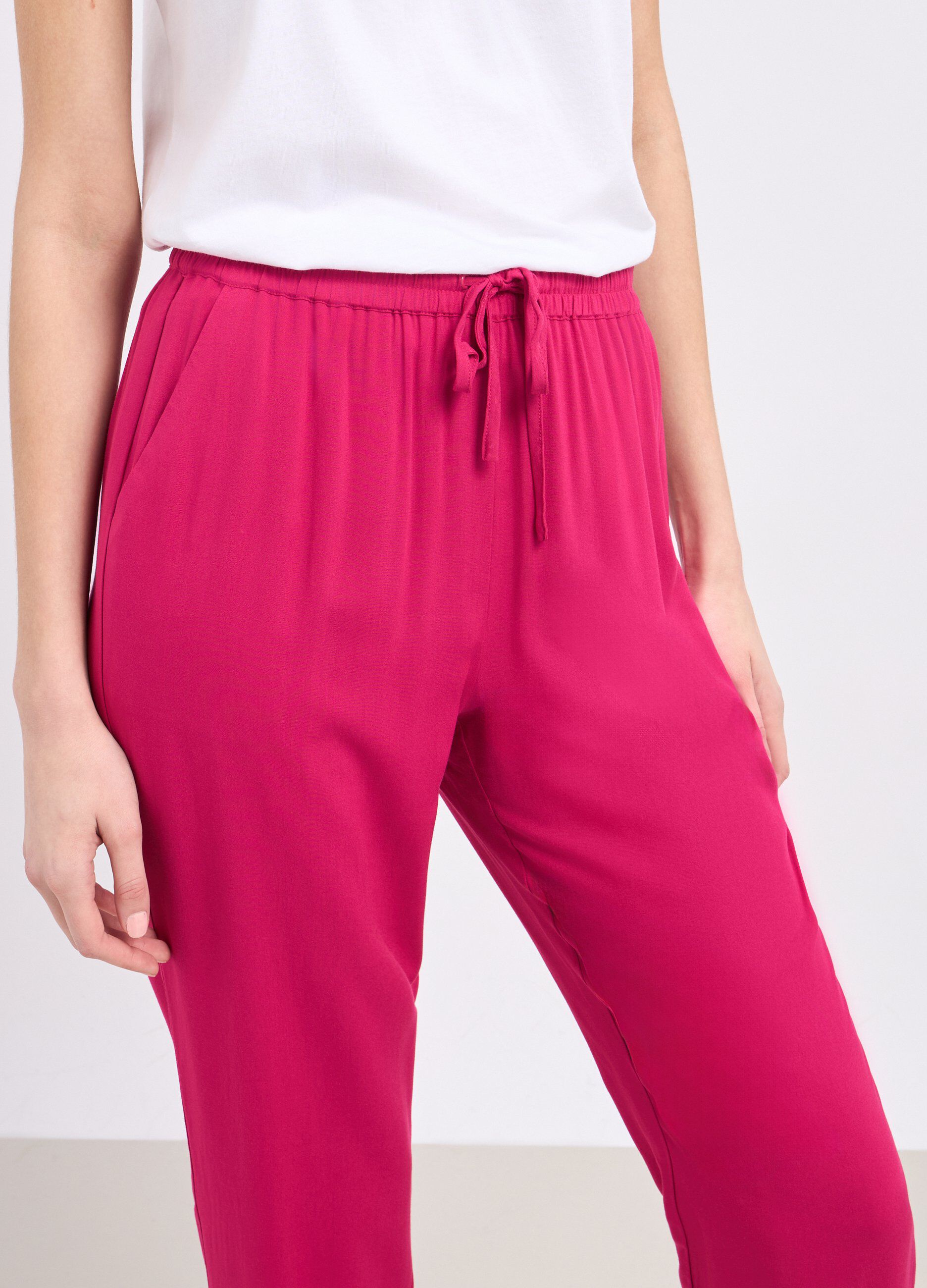 Pantaloni in pura viscosa donna_2