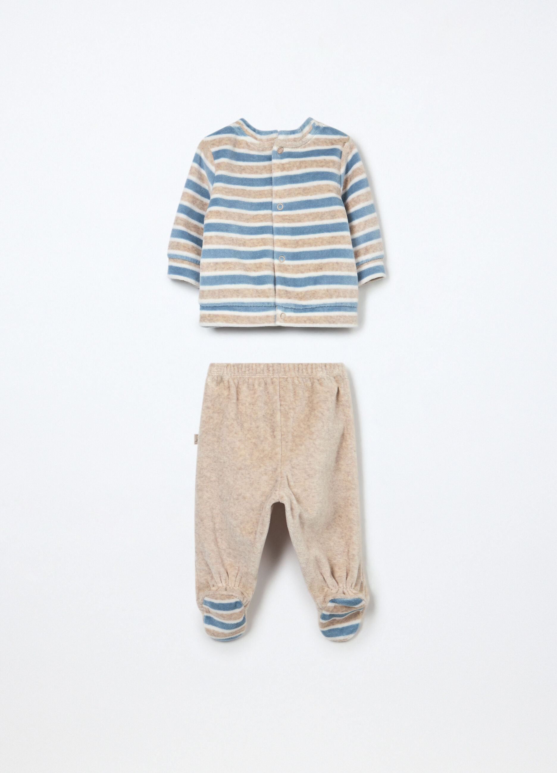 Set misto cotone velour neonato_1