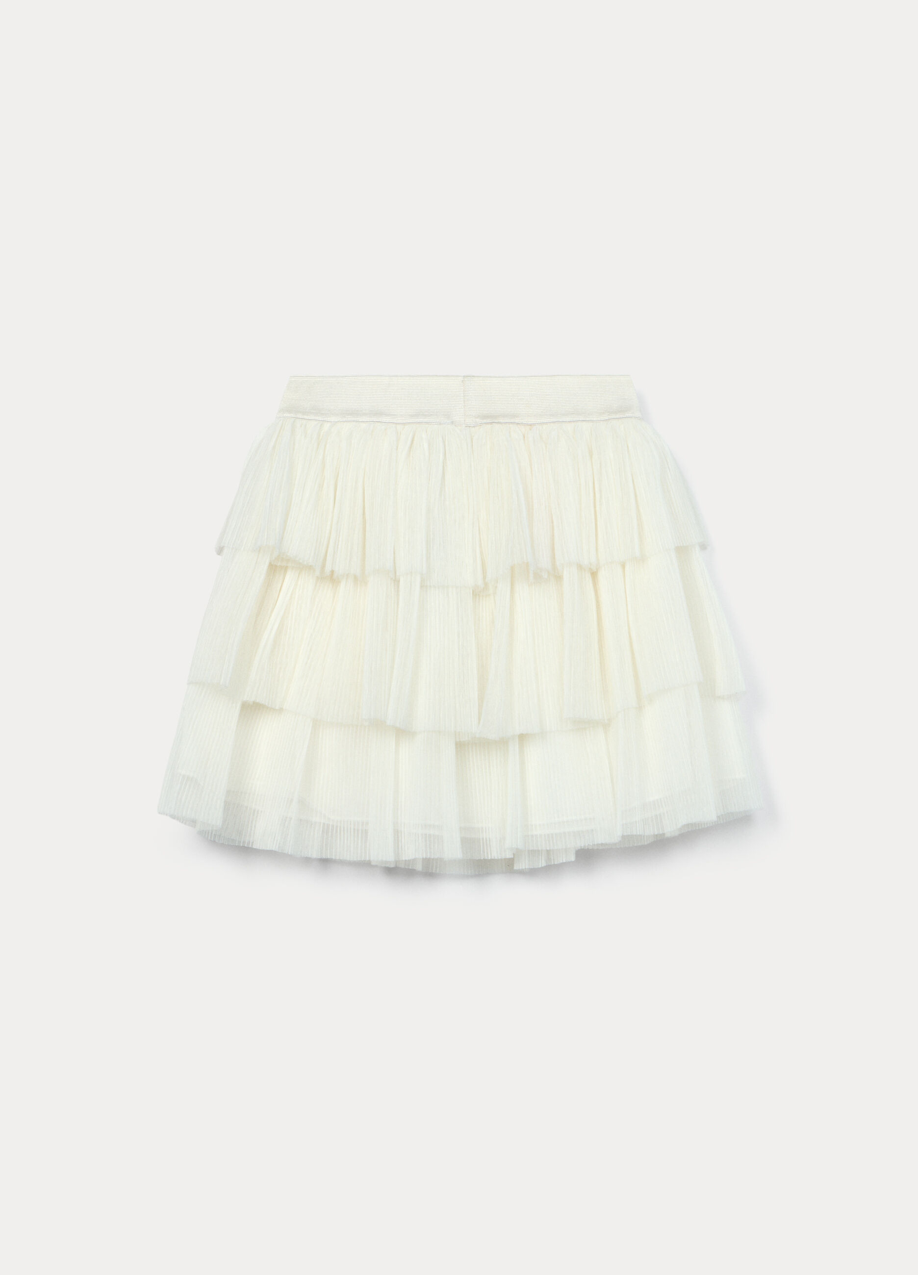 Gonna pliss&eacute; a balze ragazza_0