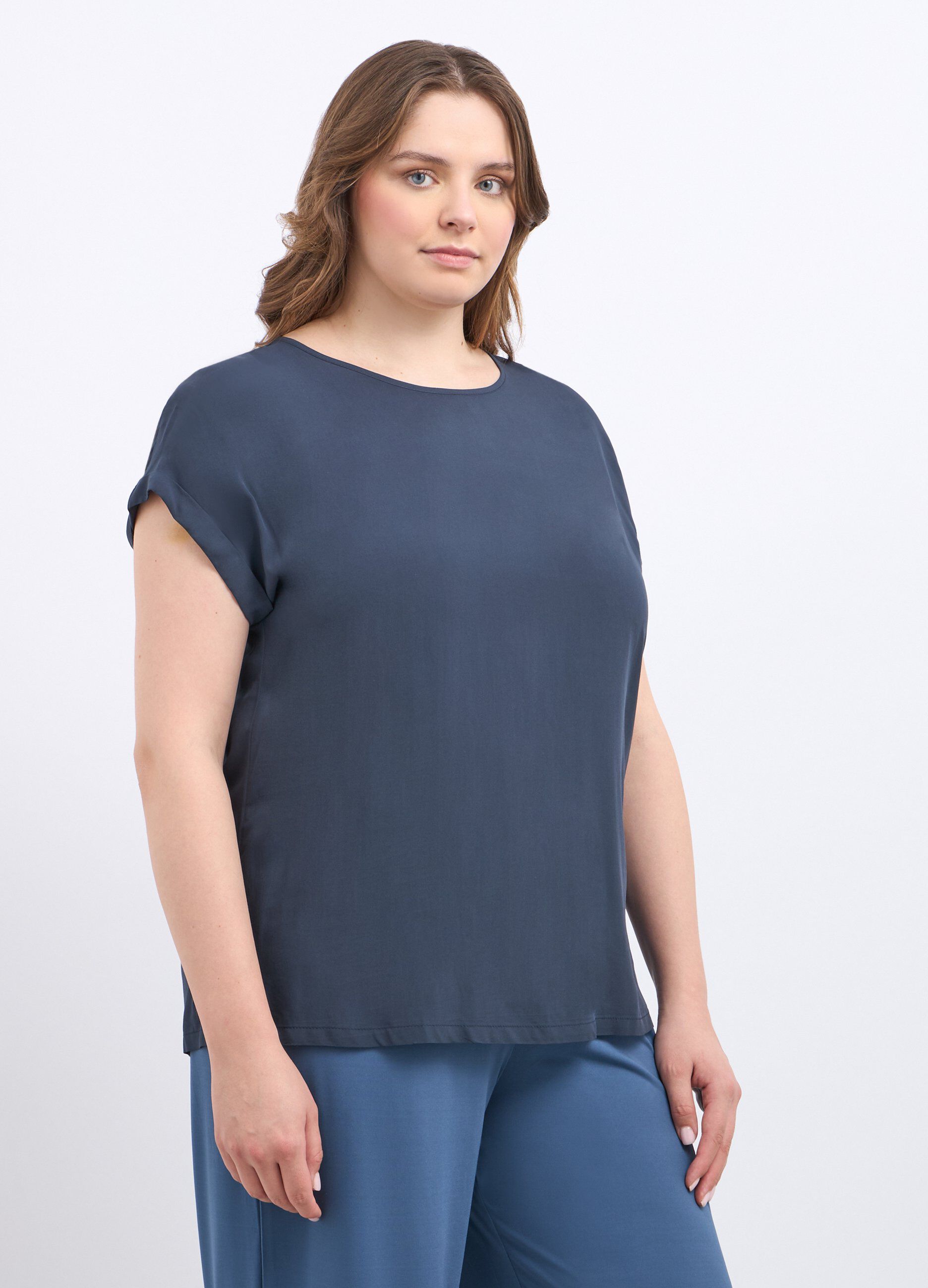 Blusa in pura viscosa donna curvy_0