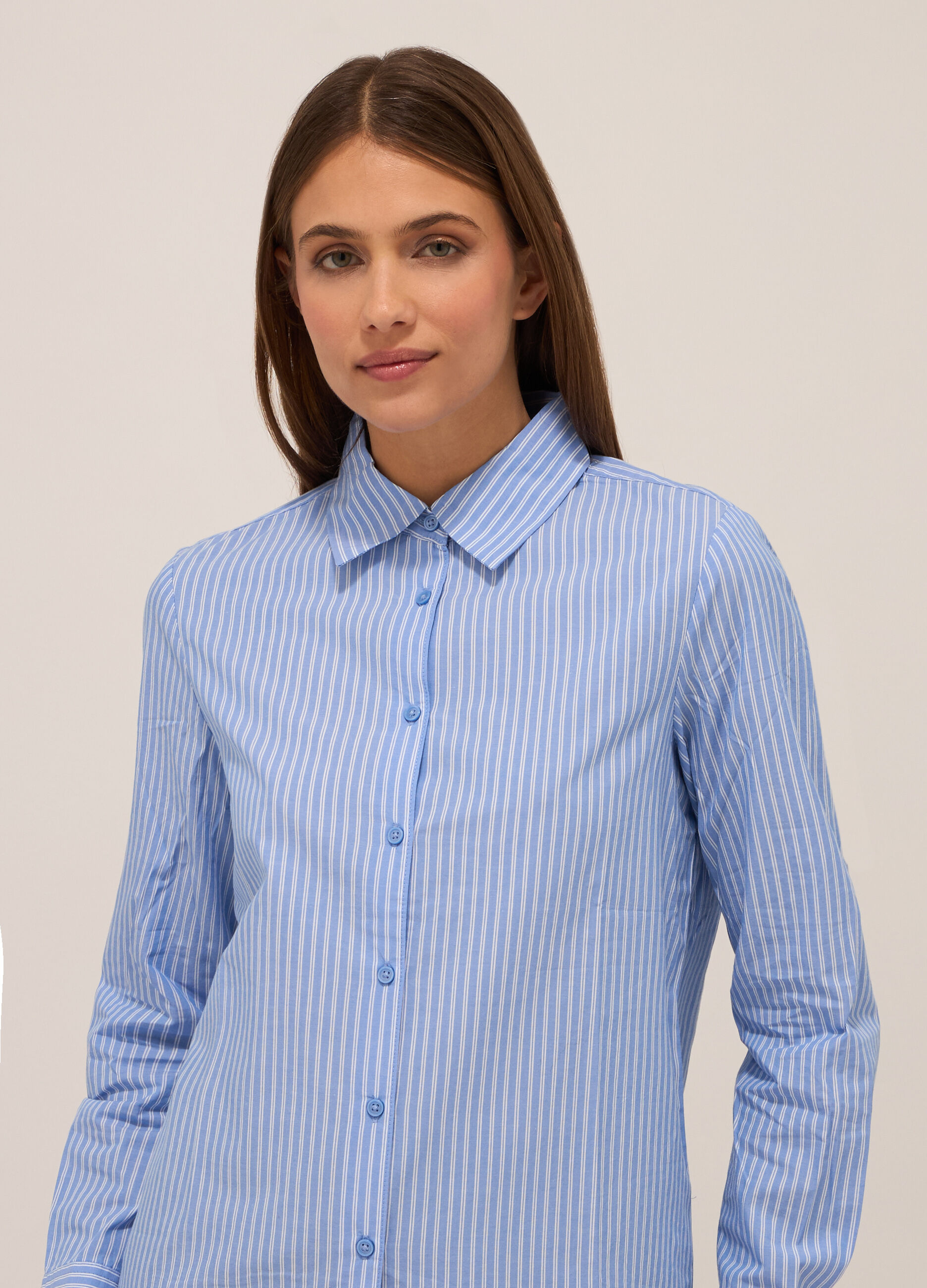 Camicia in puro cotone donna