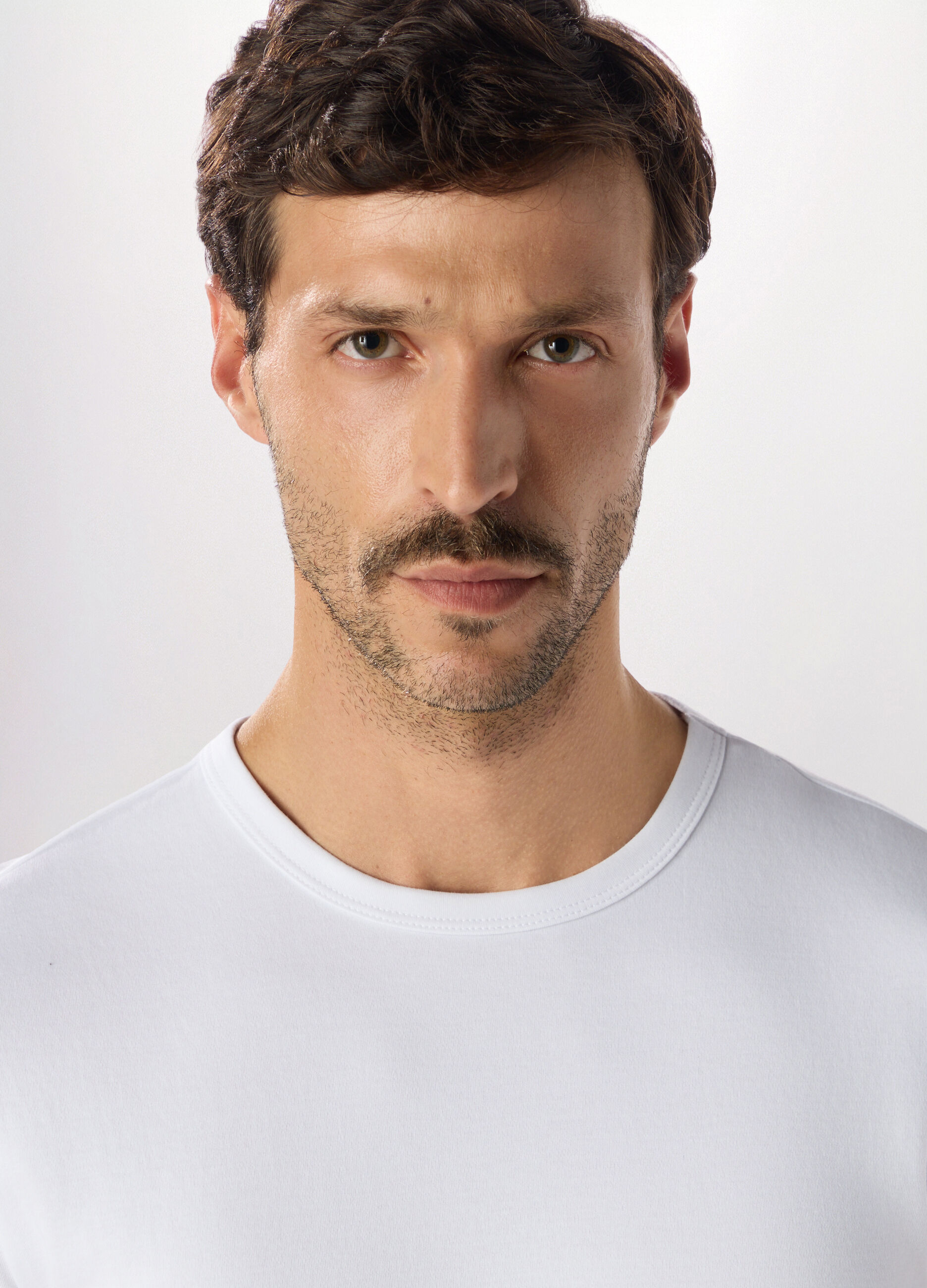 Maglietta intima girocollo in puro cotone uomo_2