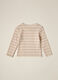 T-shirt in costina di misto cotone IANA neonata_2