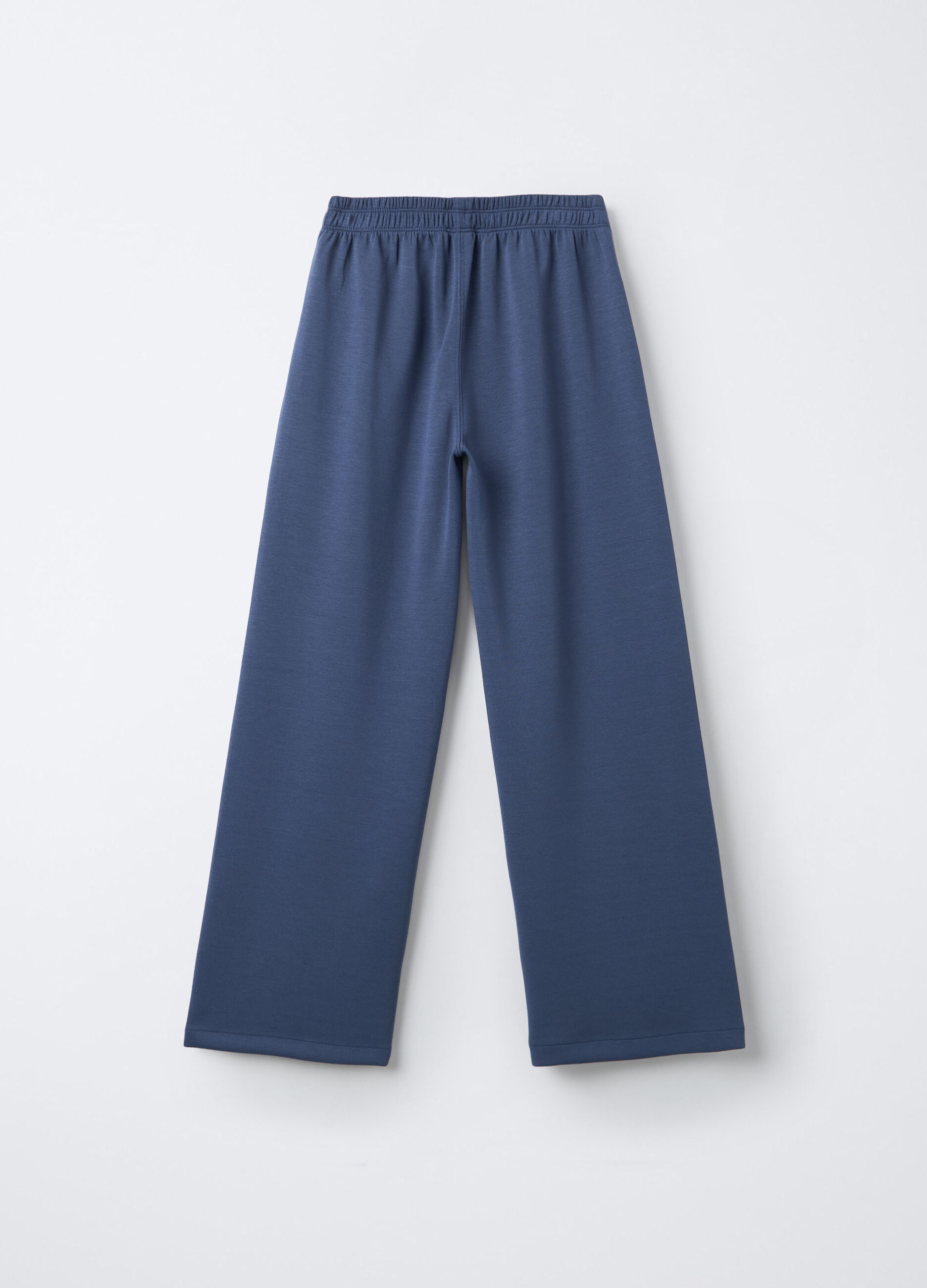 Jogger in misto modal stretch Wide Leg ragazza_1