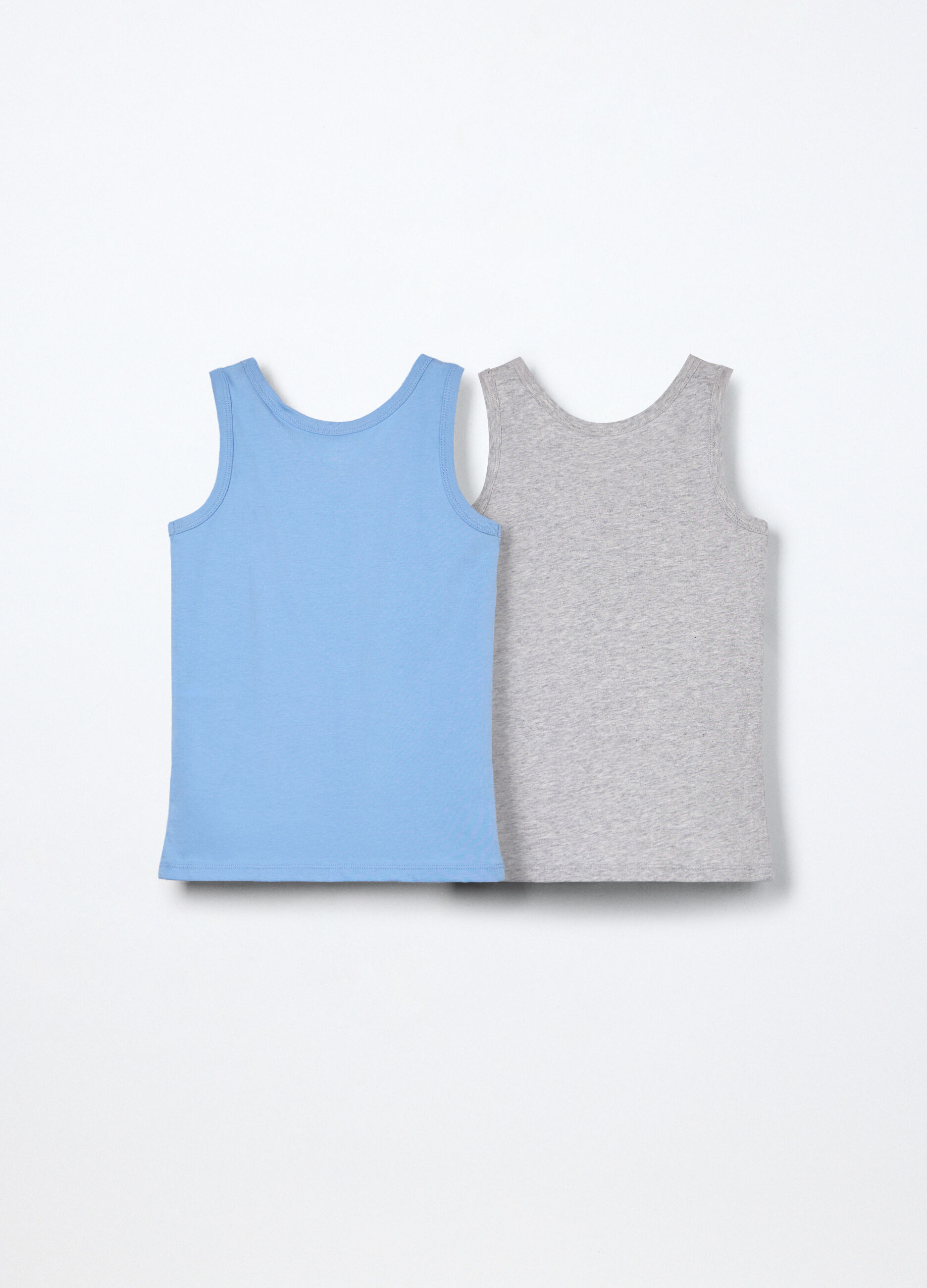 Pack 2 canotte in jersey di puro cotone bambino_1