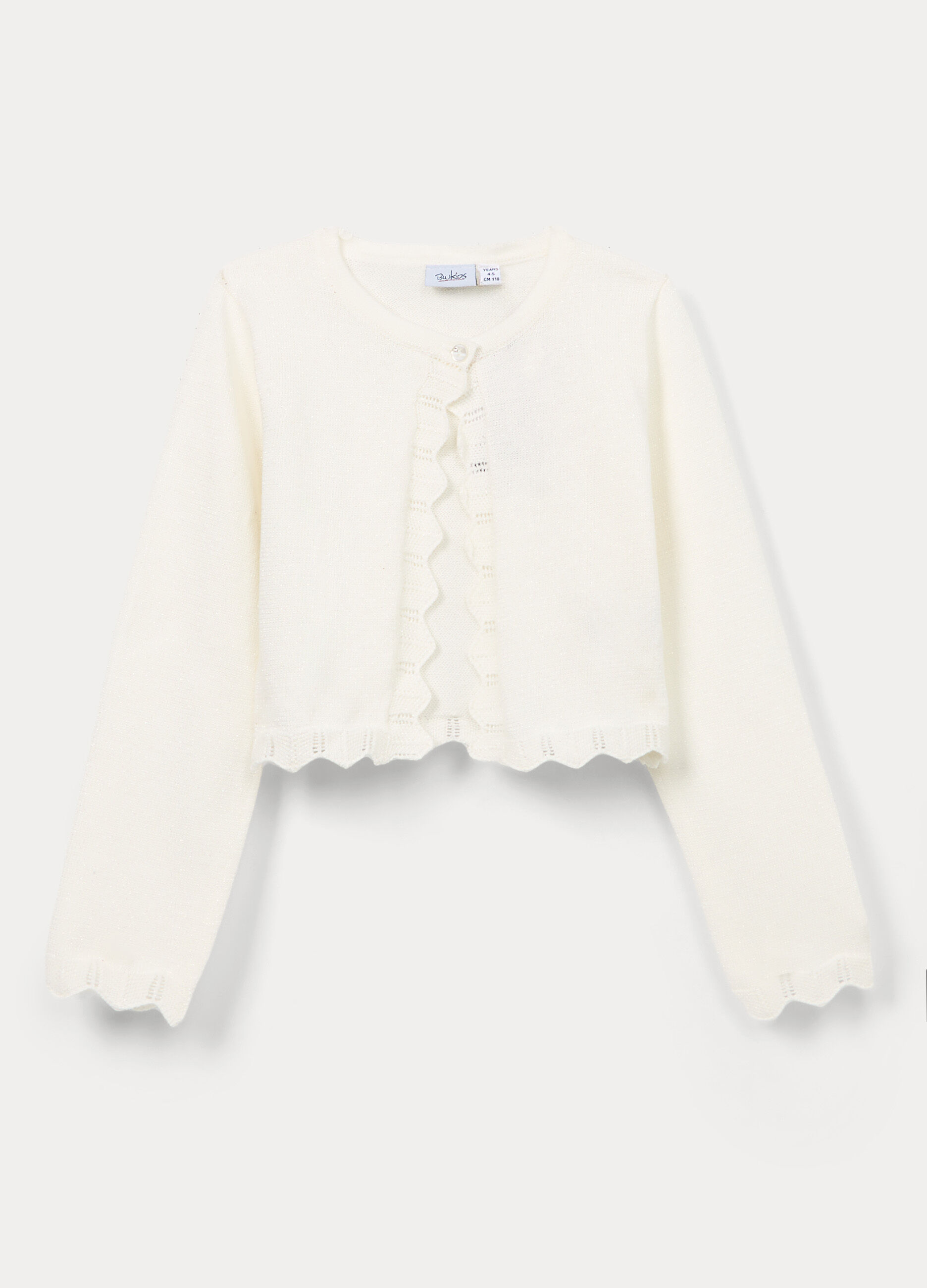 Cardigan operato misto cotone bambina_0
