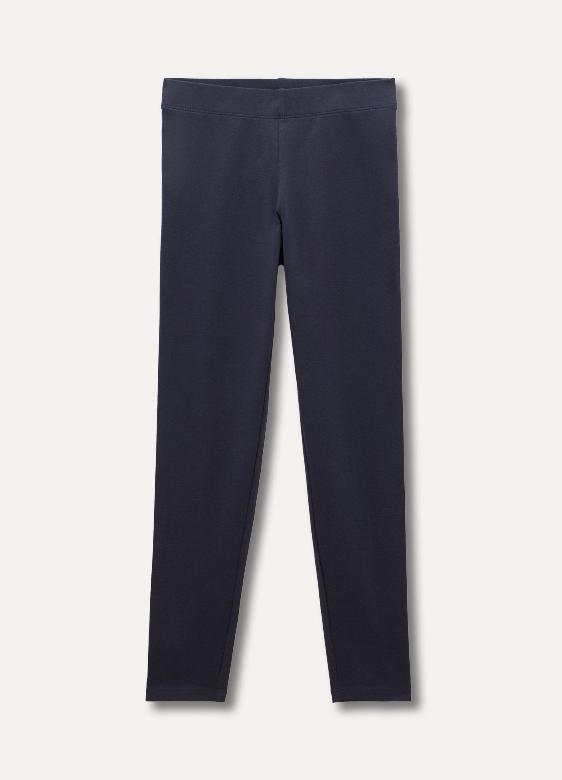 Leggings in cotone stretch ragazza_0