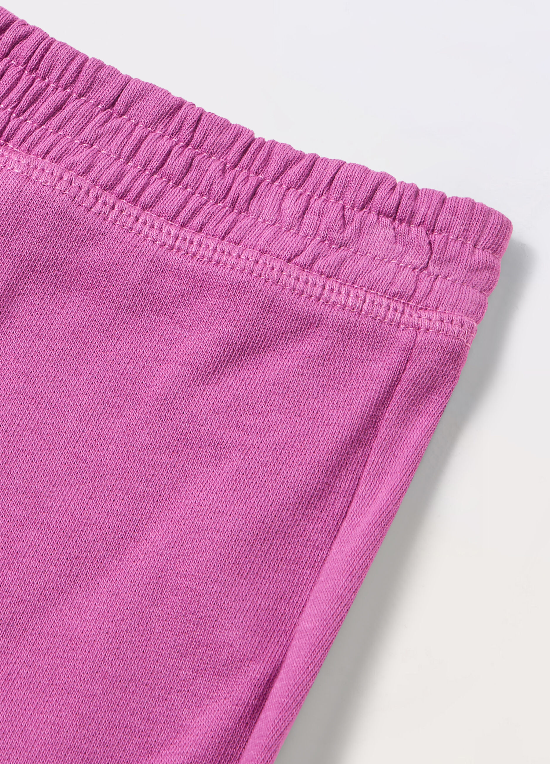 Jogger in french terry di puro cotone neonata_1