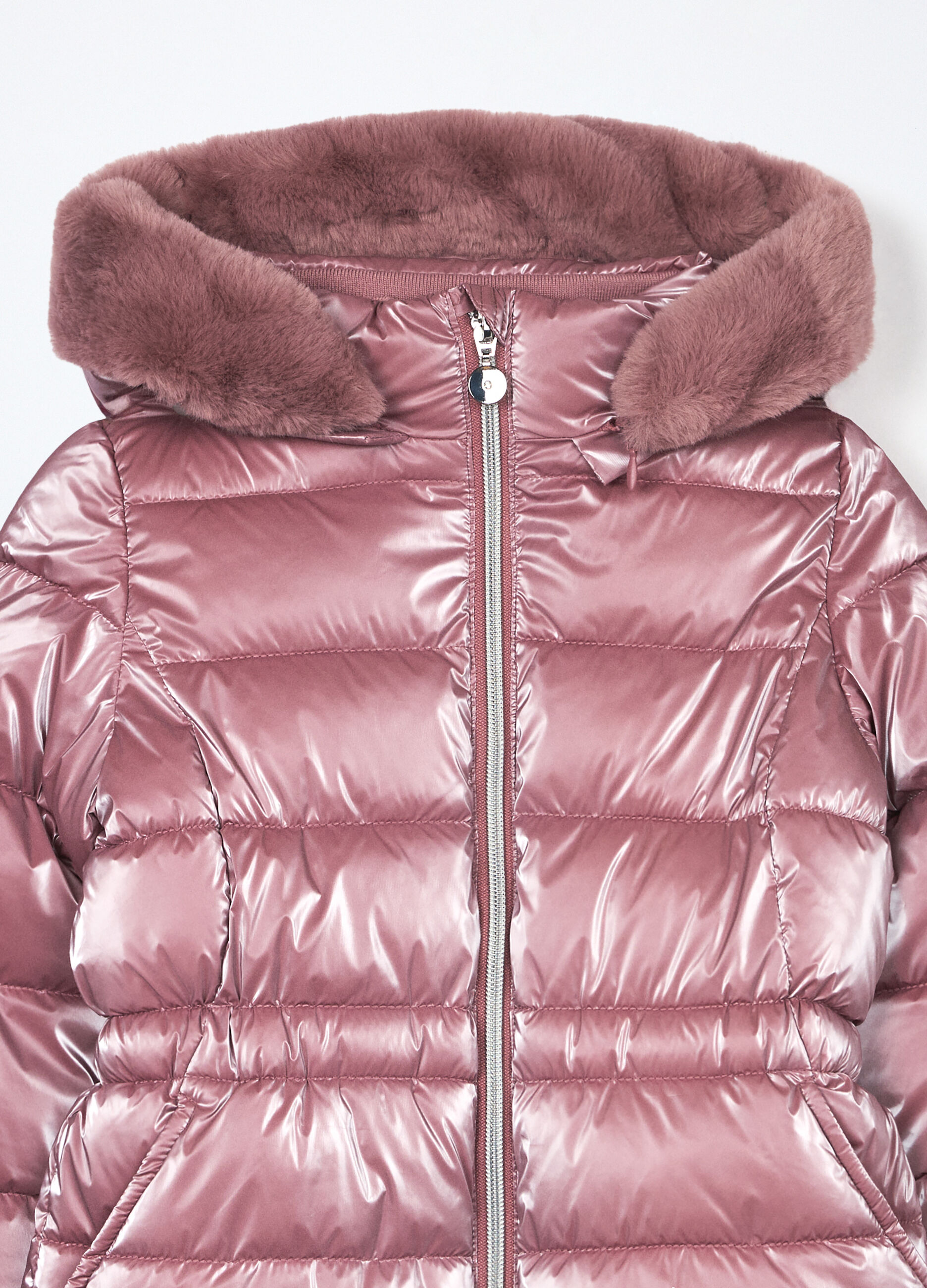 Giubbino imbottito con cappuccio bambina_2