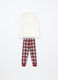 Set pigiama lungo in puro cotone fleece bambina_1