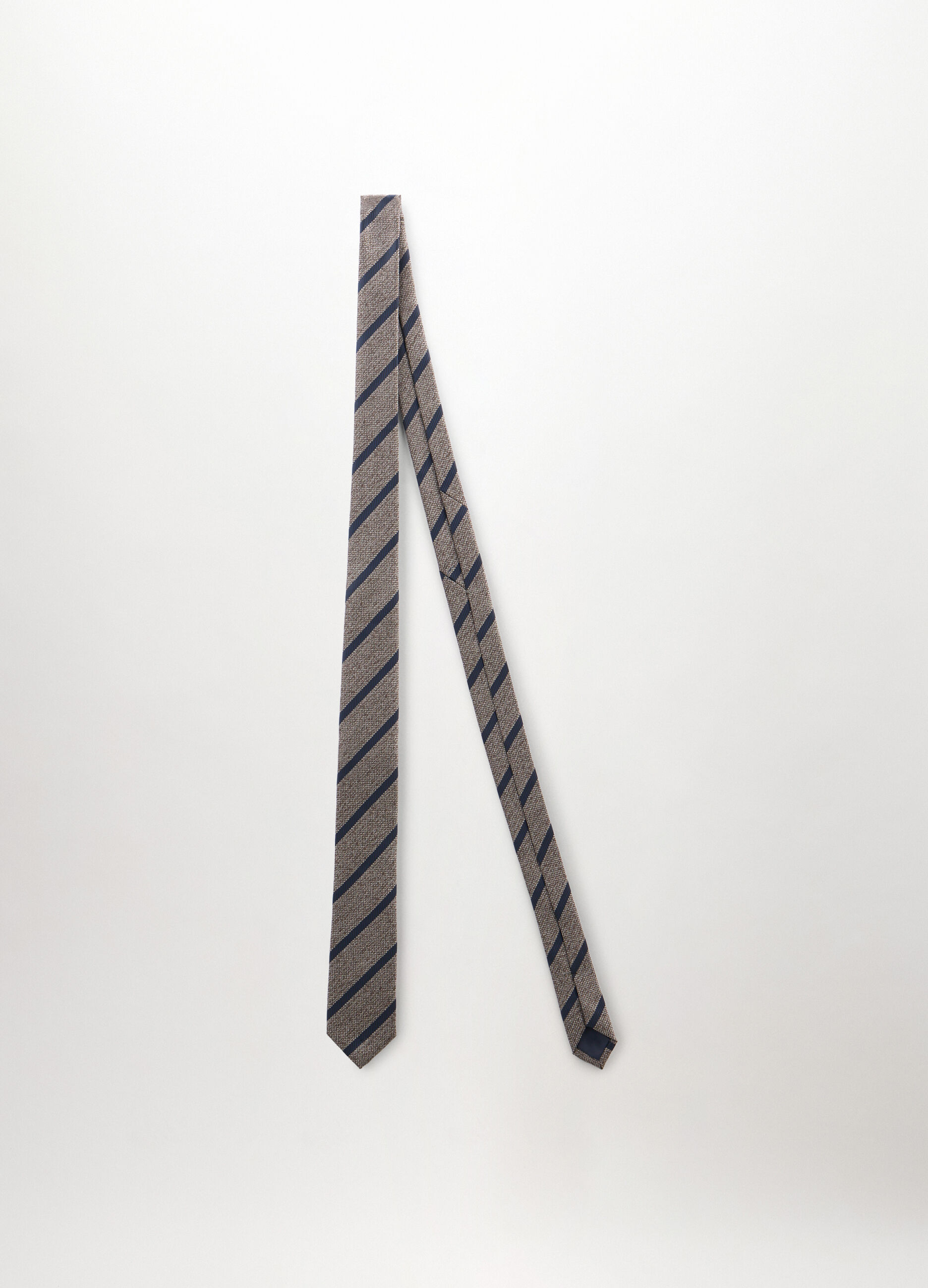 Cravatta con motivo a righe uomo_0
