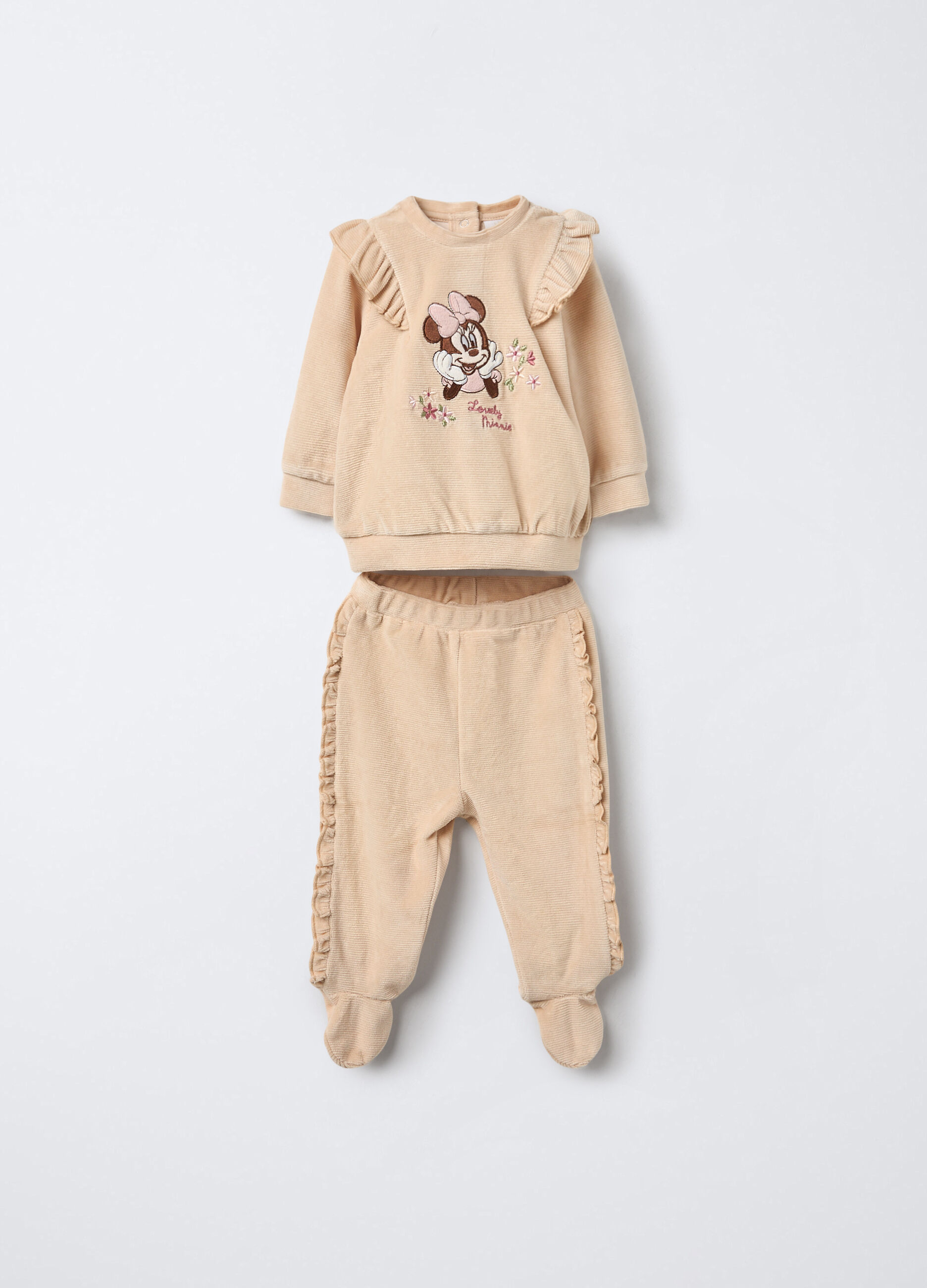 Set Disney velour misto cotone neonata_0