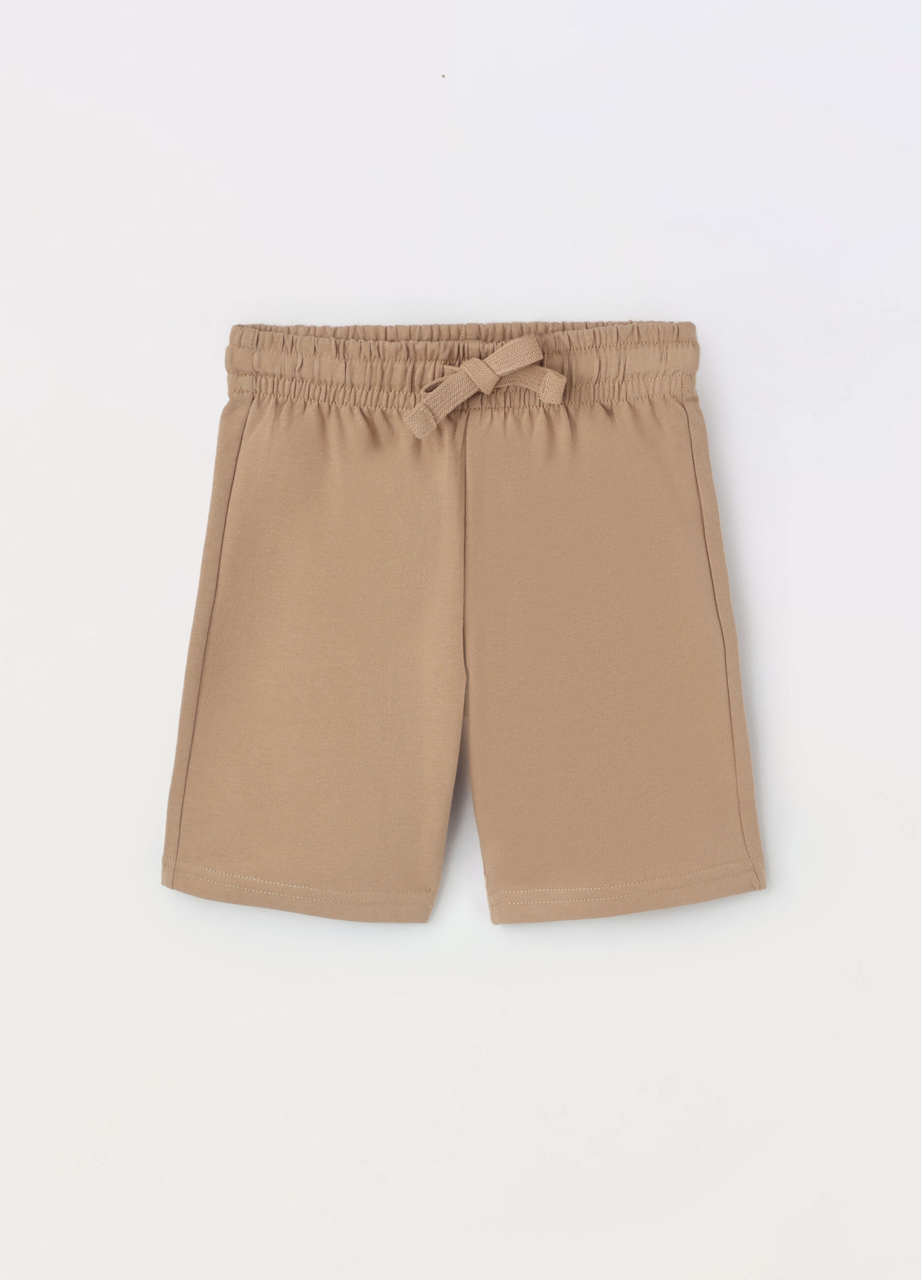 Bermuda in french terry di puro cotone bambino_0