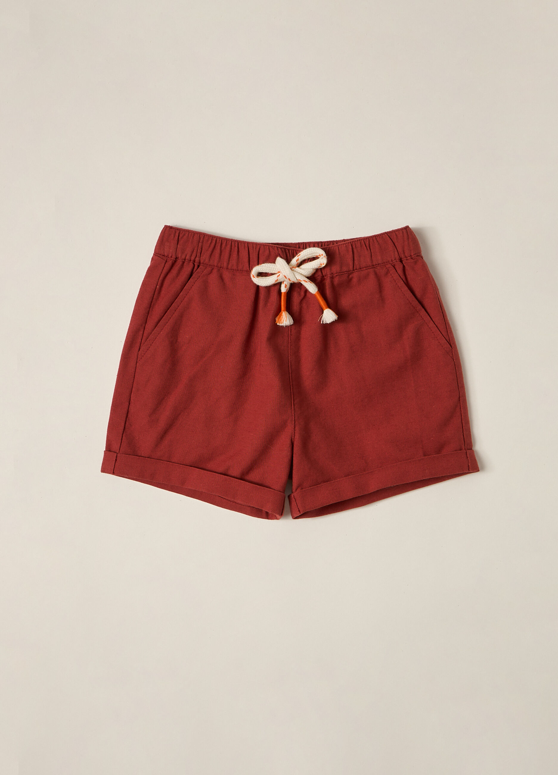 Shorts misto lino IANA neonato