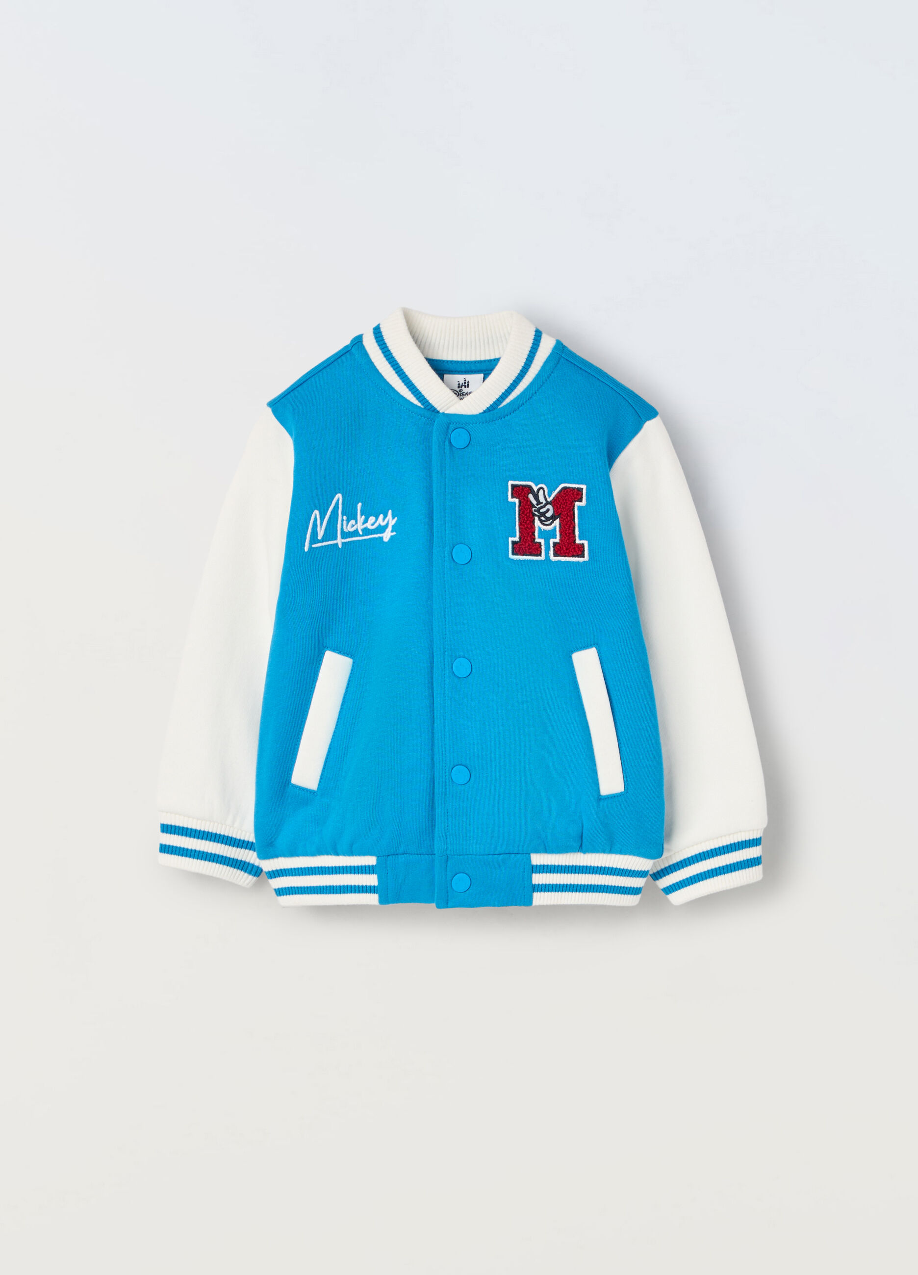 Bomber in puro cotone neonato_0