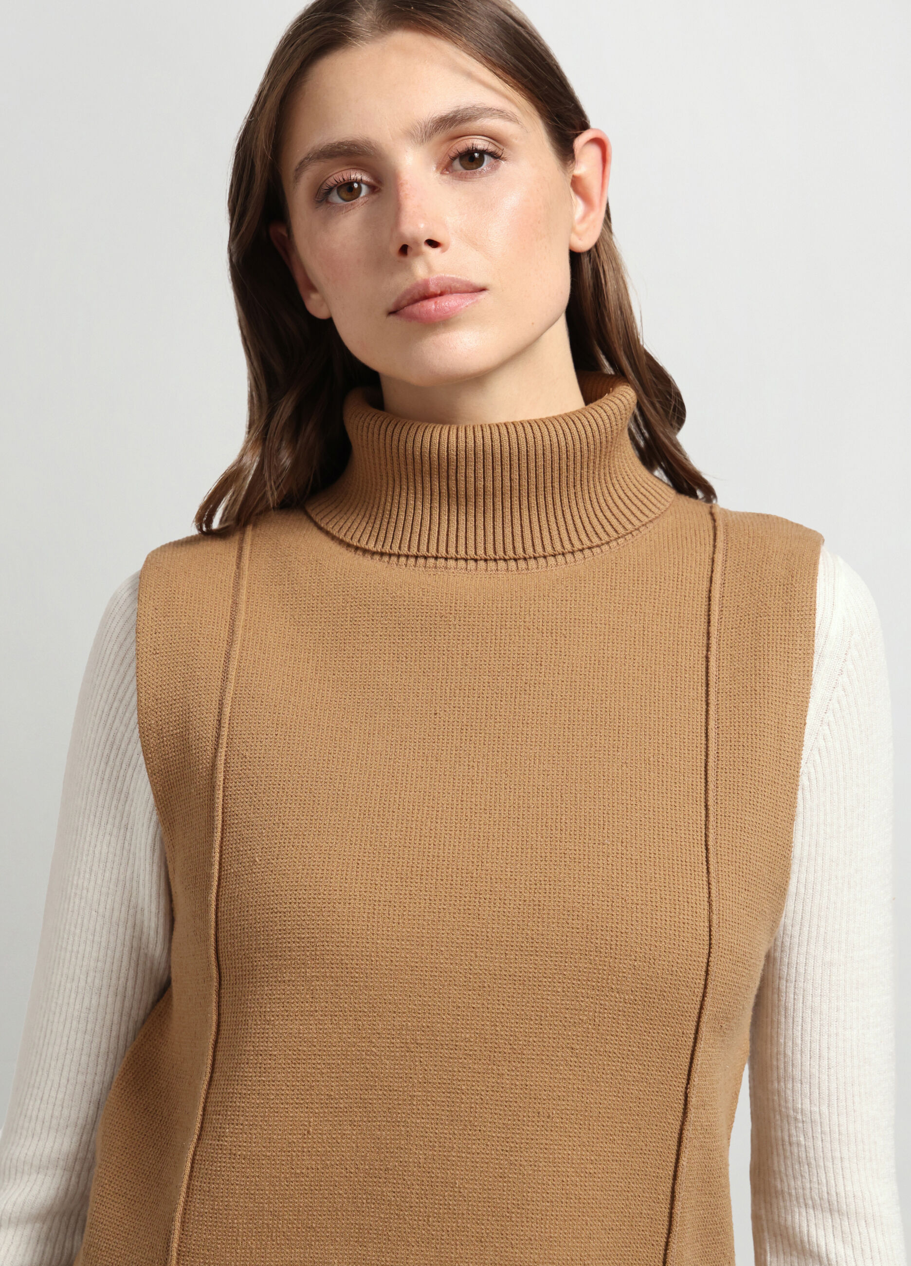 Gilet in misto cotone donna_2