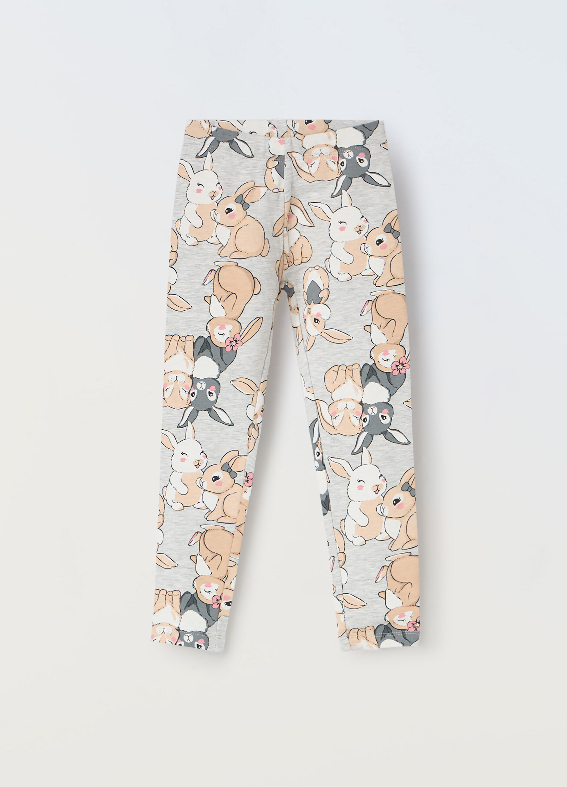 Leggings in cotone stretch bambina_0