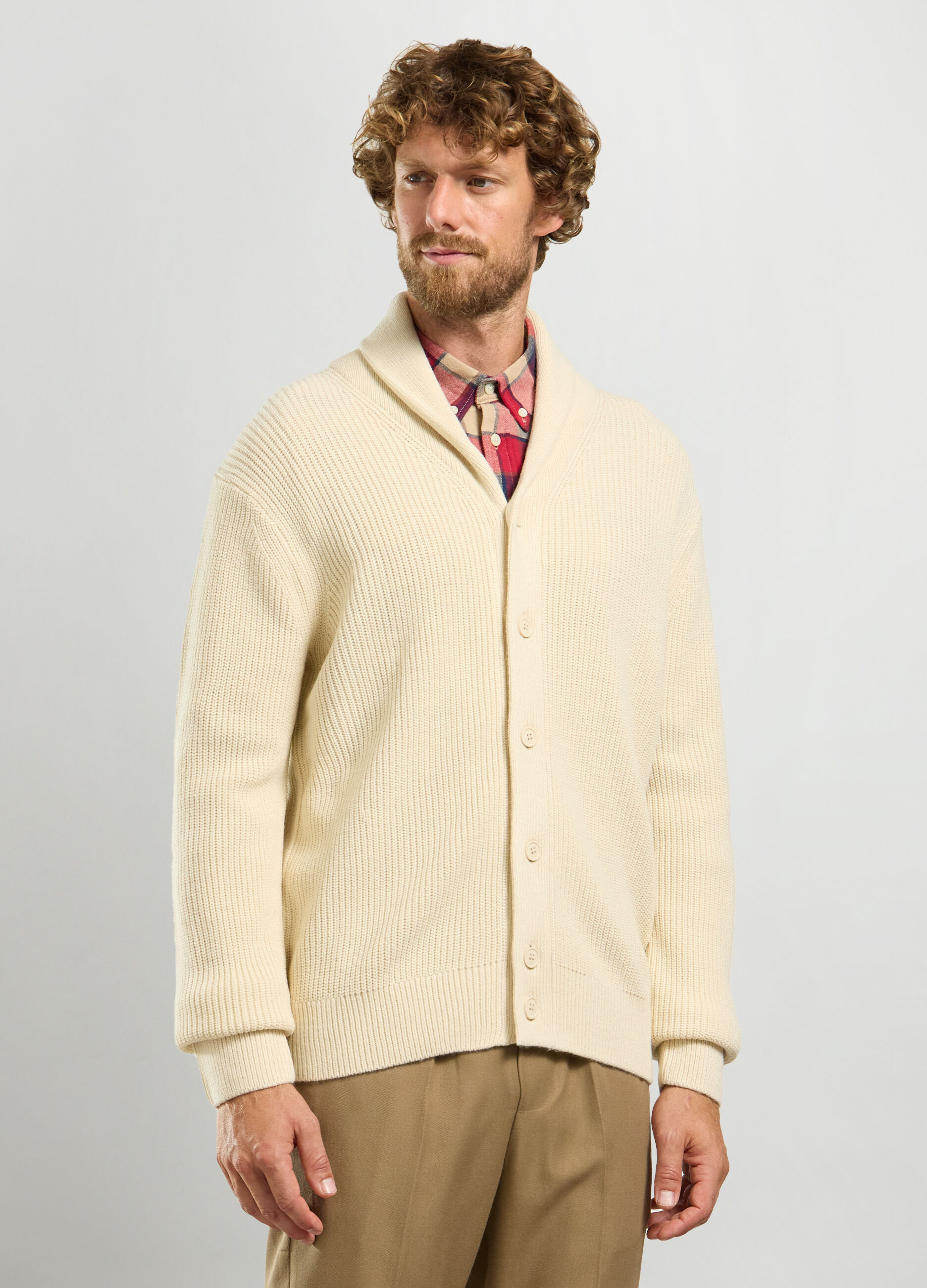 Cardigan collo sciallato costa inglese uomo_0