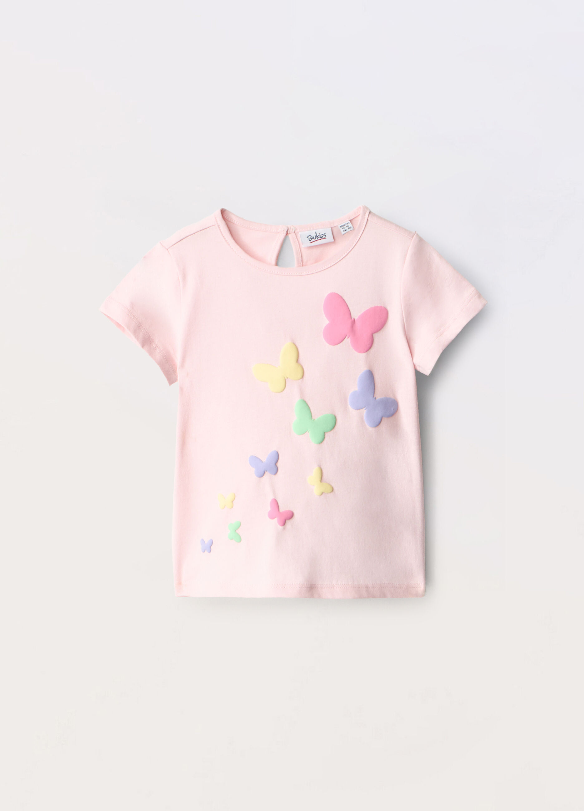 T-shirt in jersey di puro cotone neonata_0