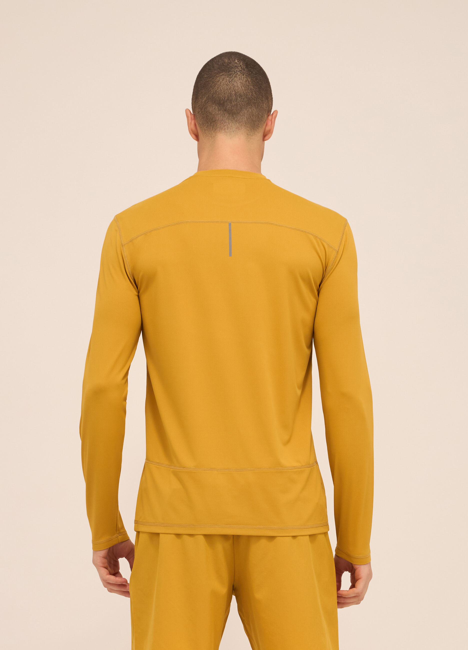 Maglia a maniche lunghe in jersey stretch uomo_1