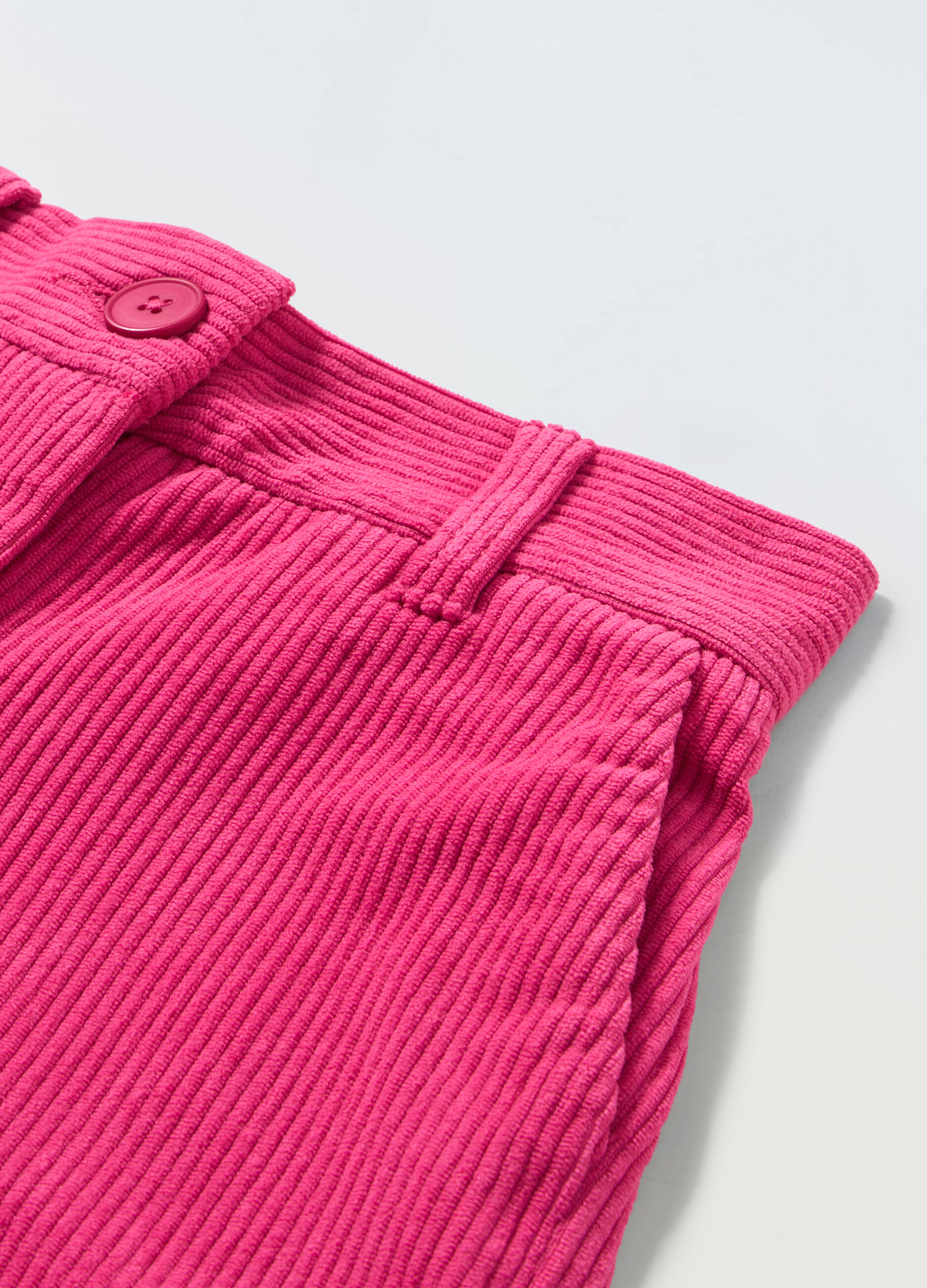 Pantaloni palazzo in velluto a coste bambina_1