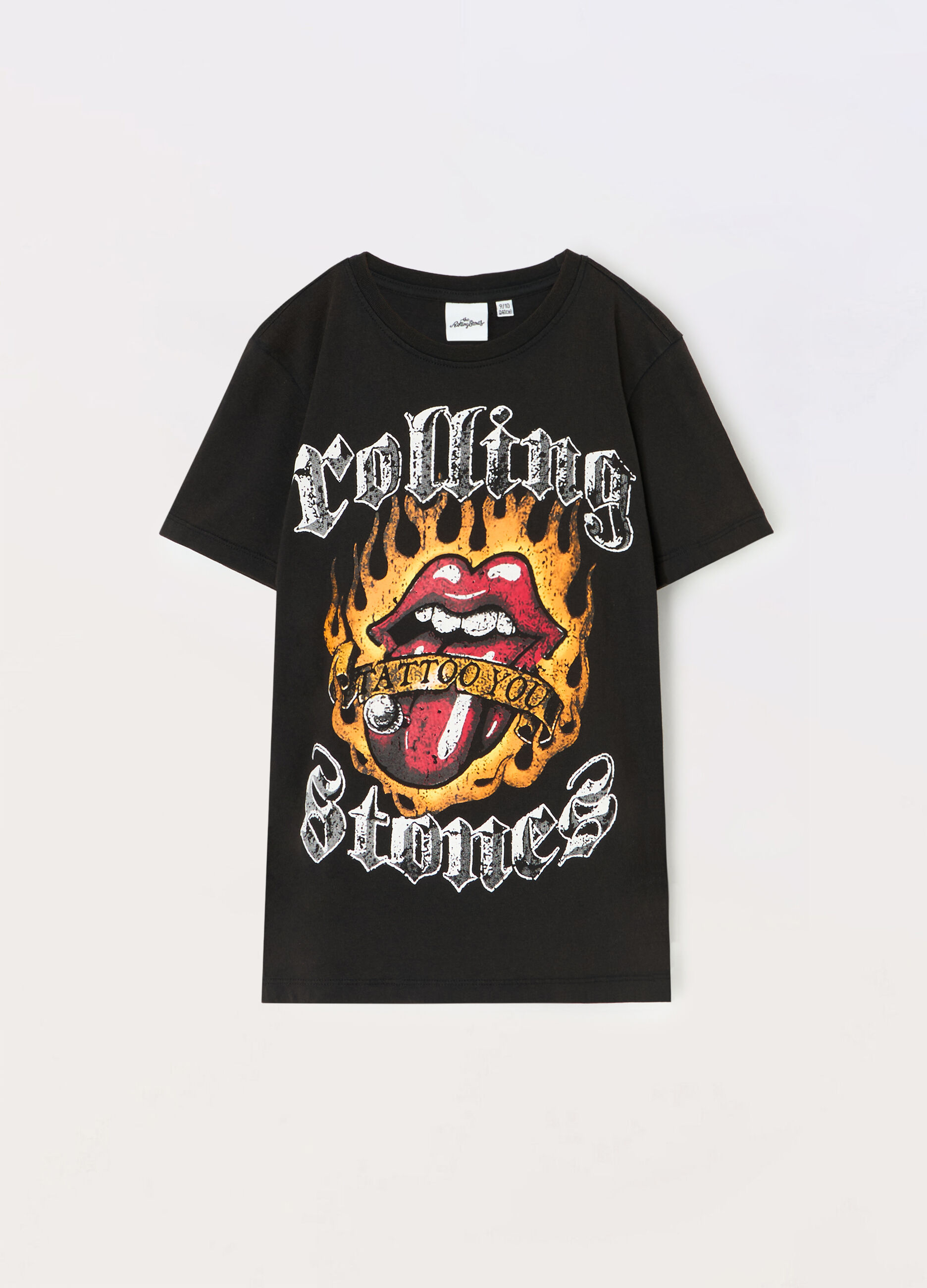 T-shirt Rolling Stones in puro cotone ragazzo_0