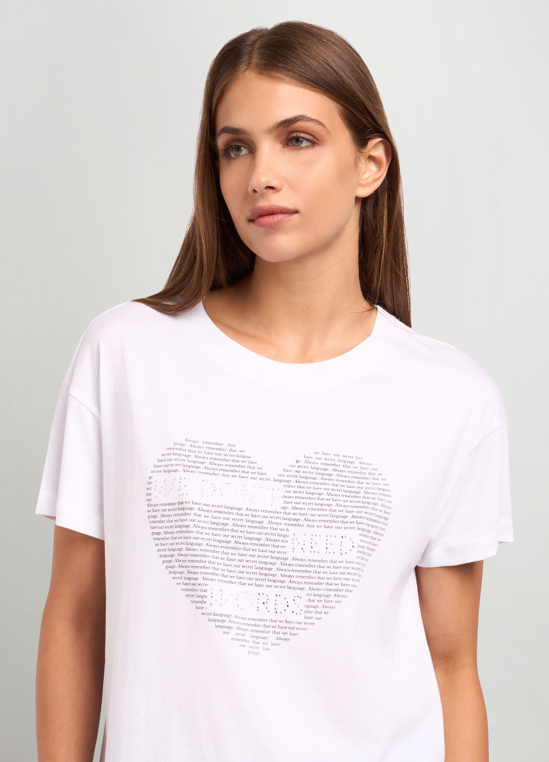 T-shirt in puro cotone donna_2