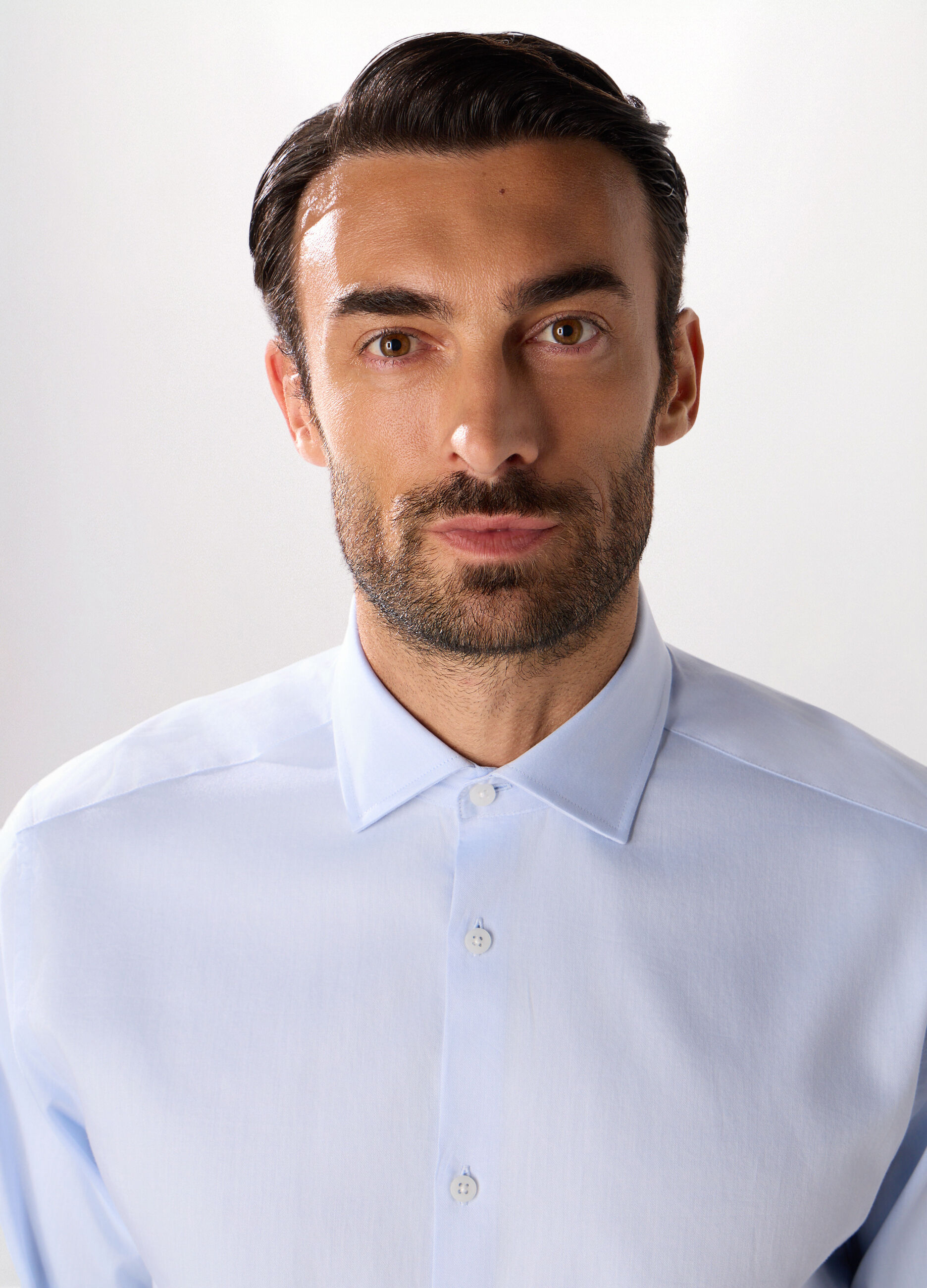 Camicia regular fit in cotone uomo_2