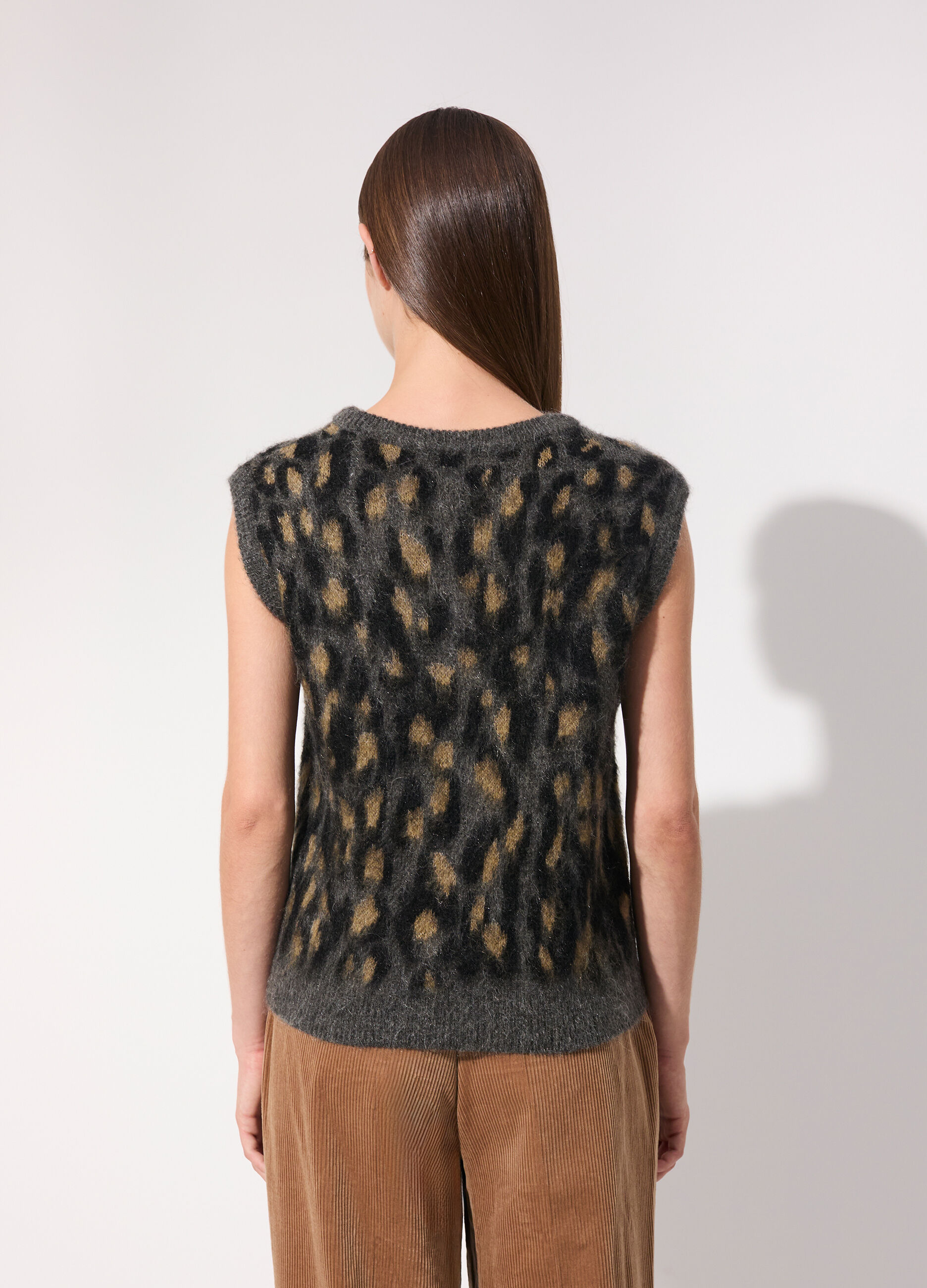 Gilet In Pile Sherpa Donna Morbido E Caldo - Senza Maniche Con Cerniera E Tasche, Leggero Marrone