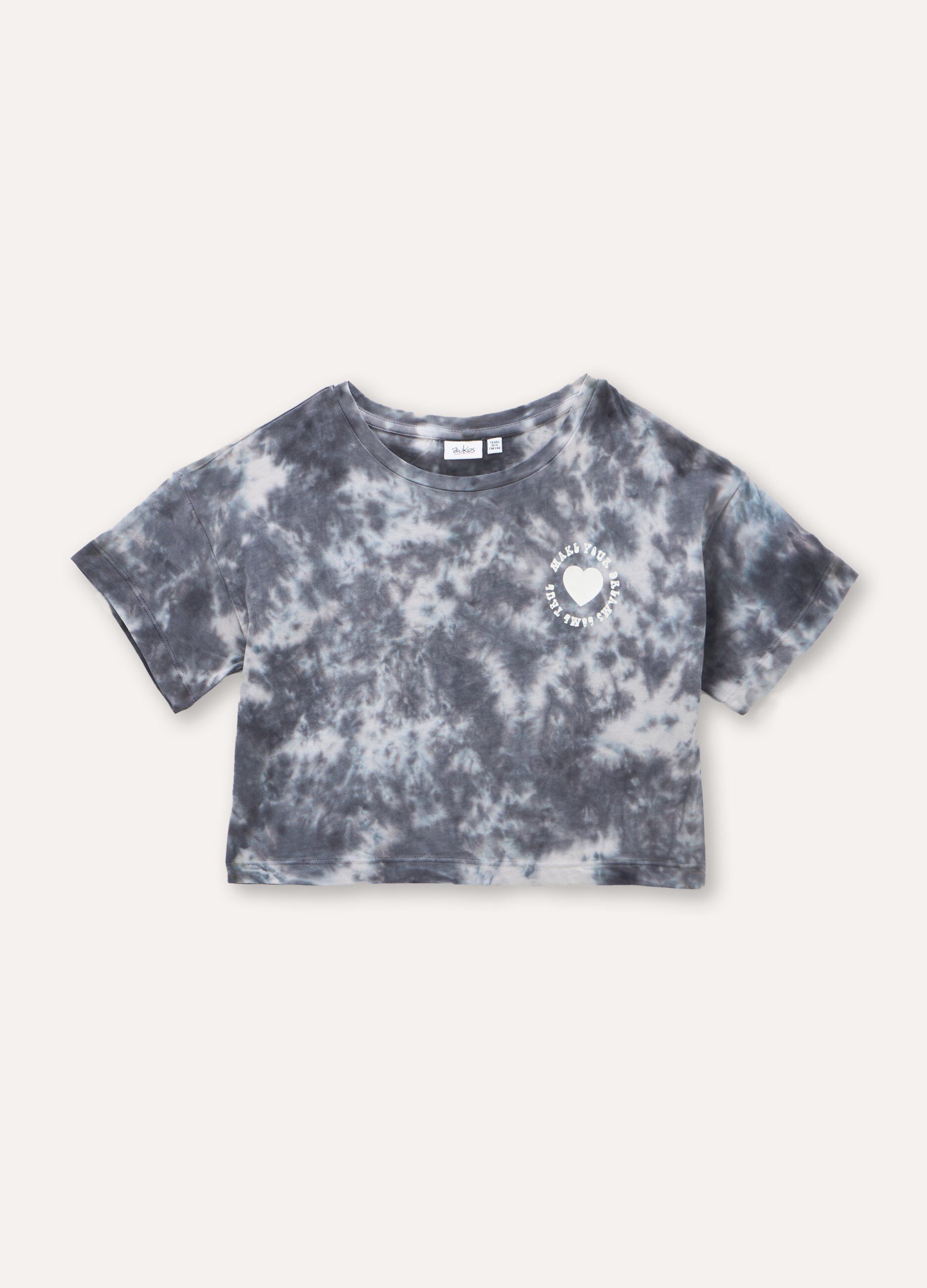 T-shirt tie dye in puro cotone ragazza_0
