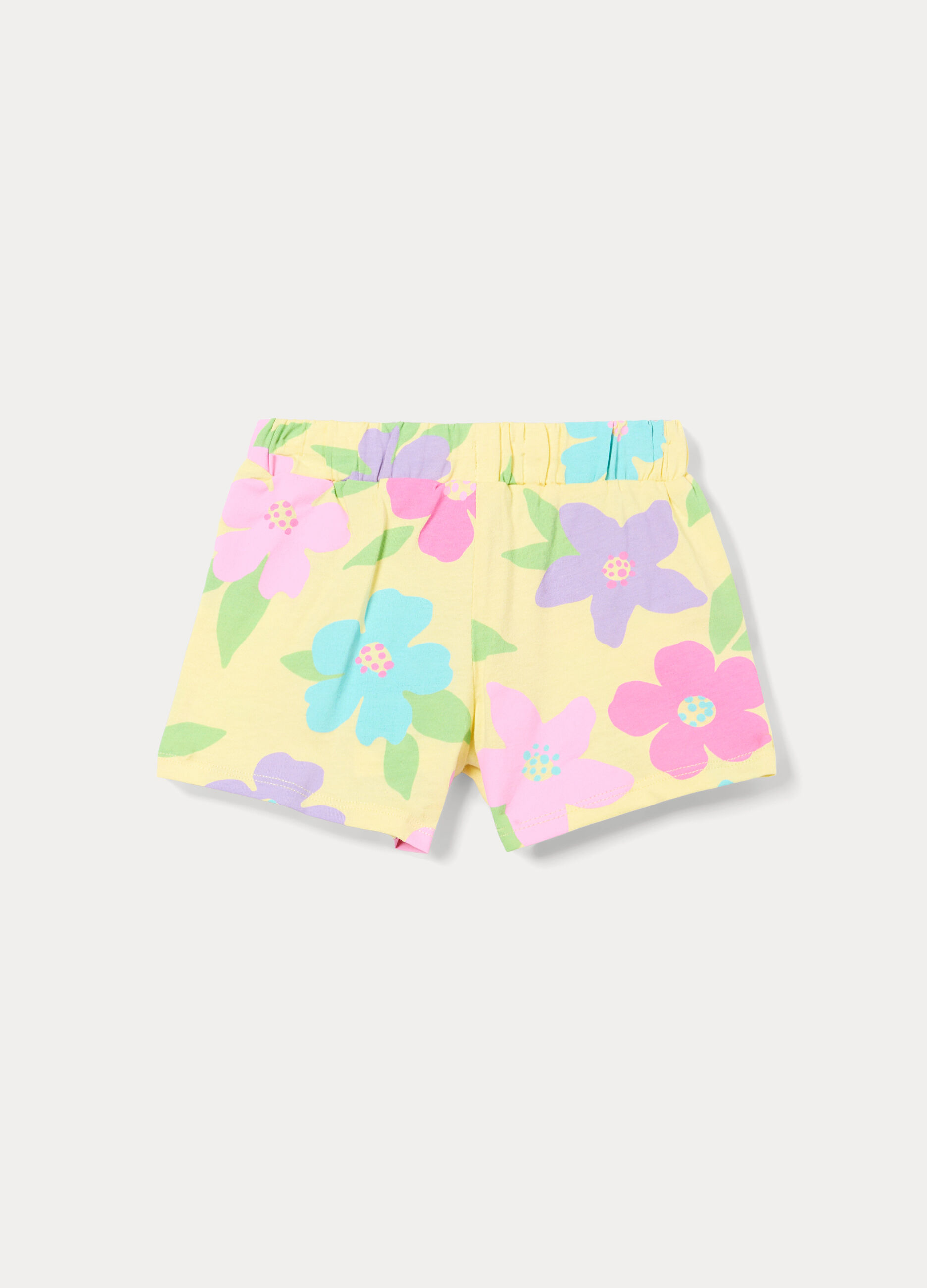 Shorts in jersey di puro cotone bimba_1