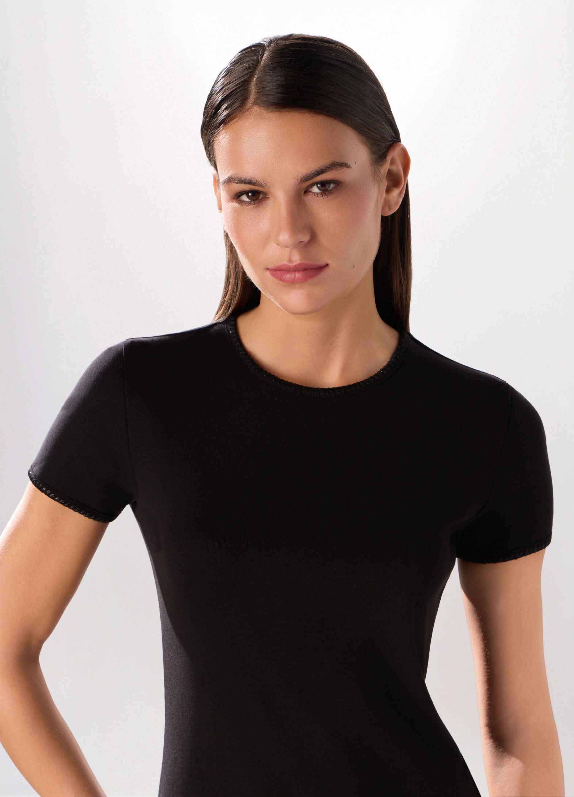 T-shirt in puro cotone donna_2