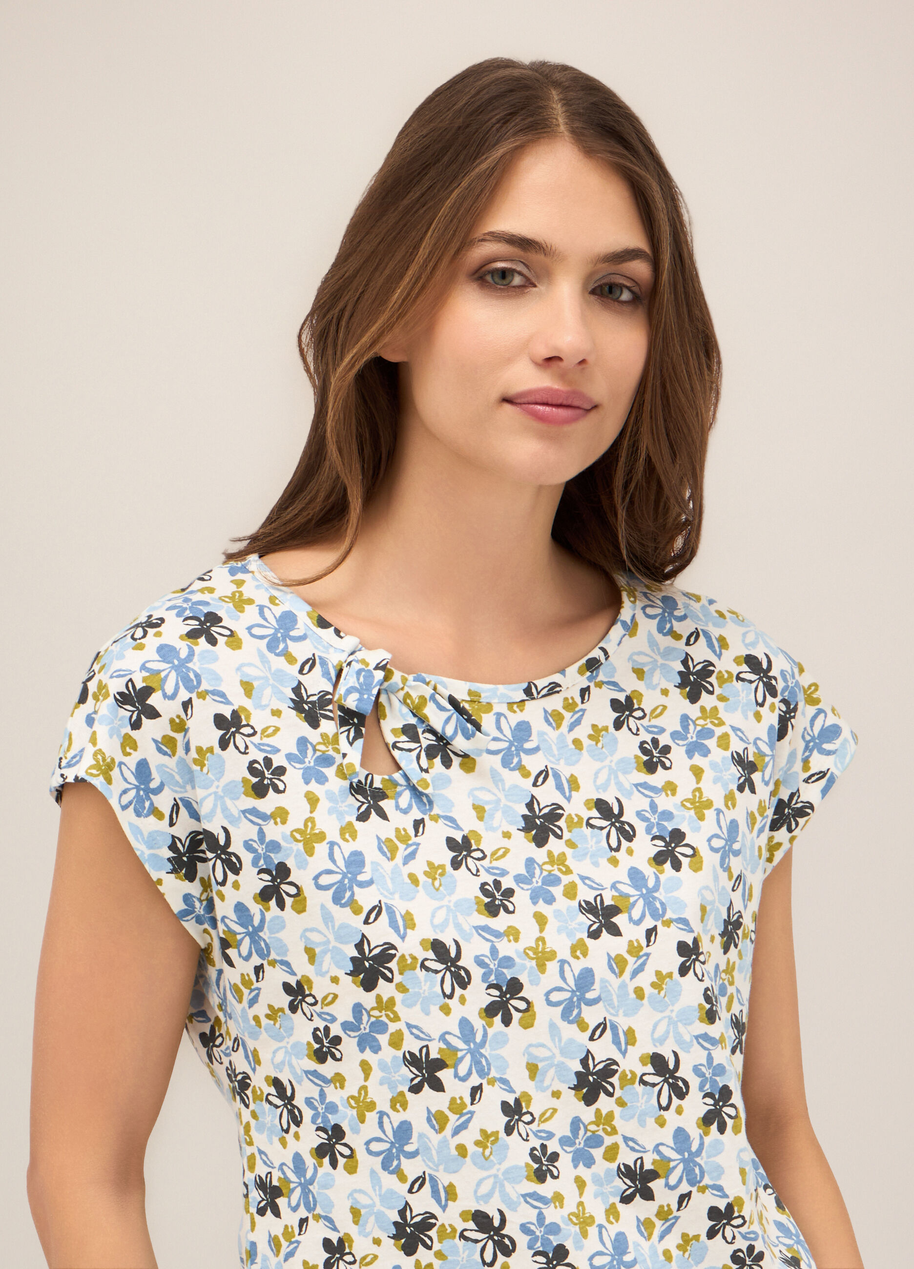 T-shirt in puro cotone donna_2