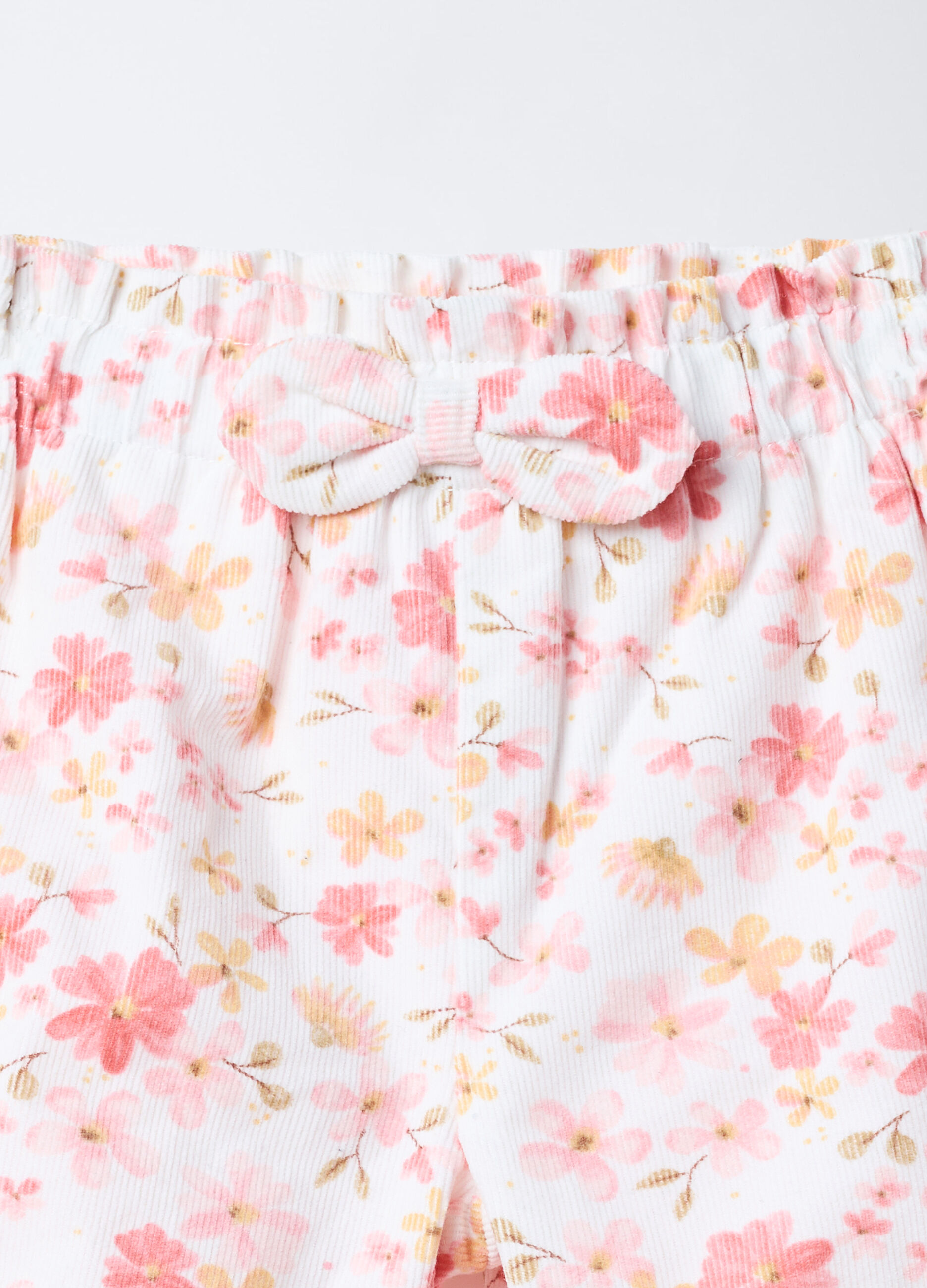 Pantaloni in costina di velluto Fit regular neonata_2