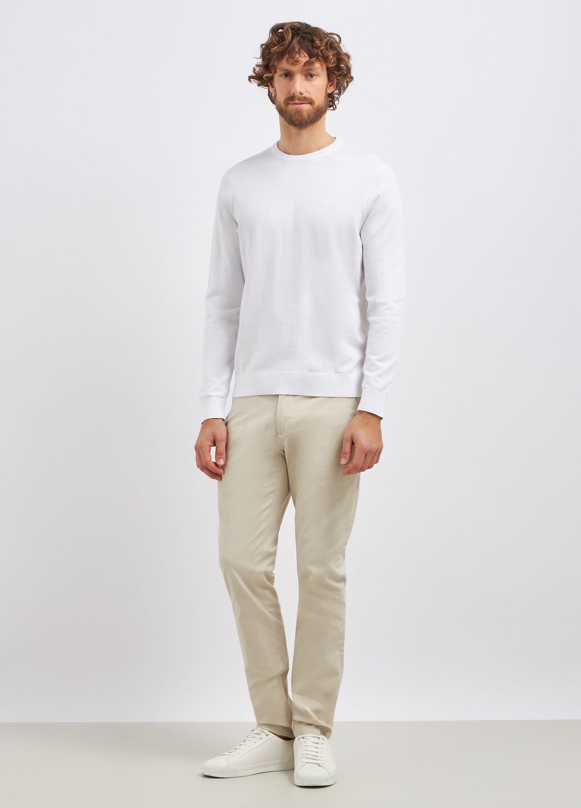 Pullover in puro cotone uomo_0