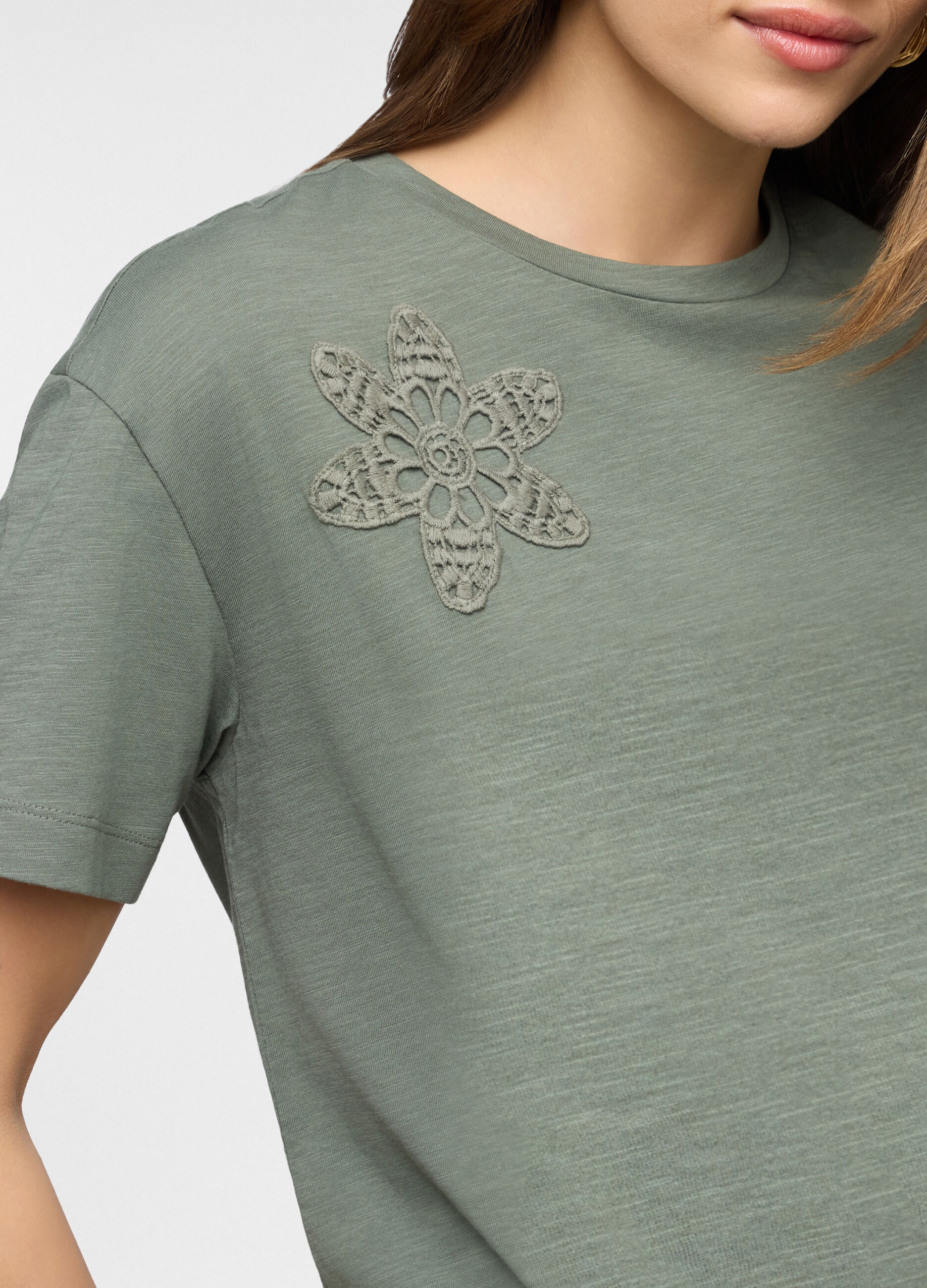 T-shirt girocollo donna_2