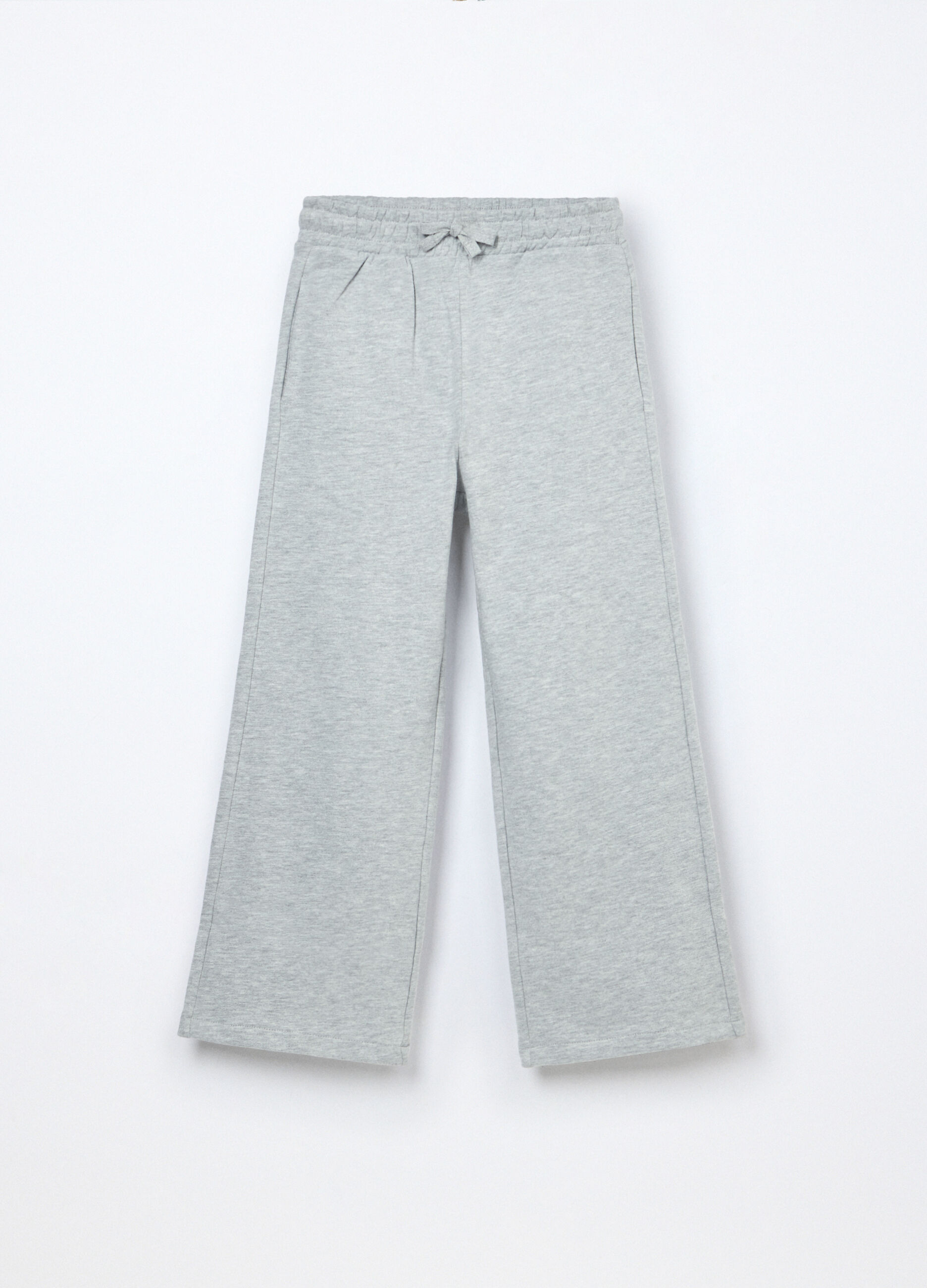 Jogger in french terry di puro cotone ragazza_0