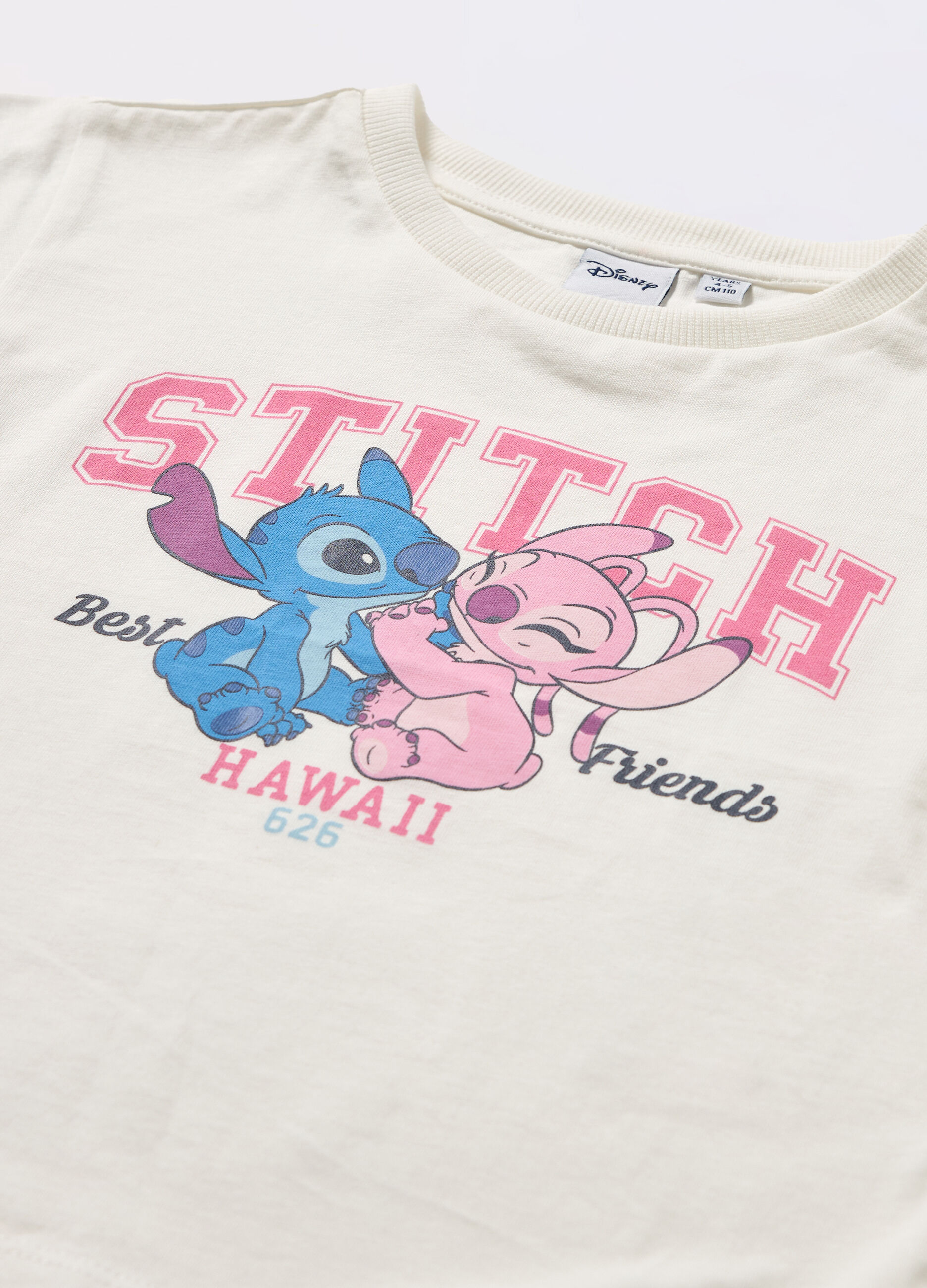 T-shirt Lilo & Stitch in puro cotone bambina_1