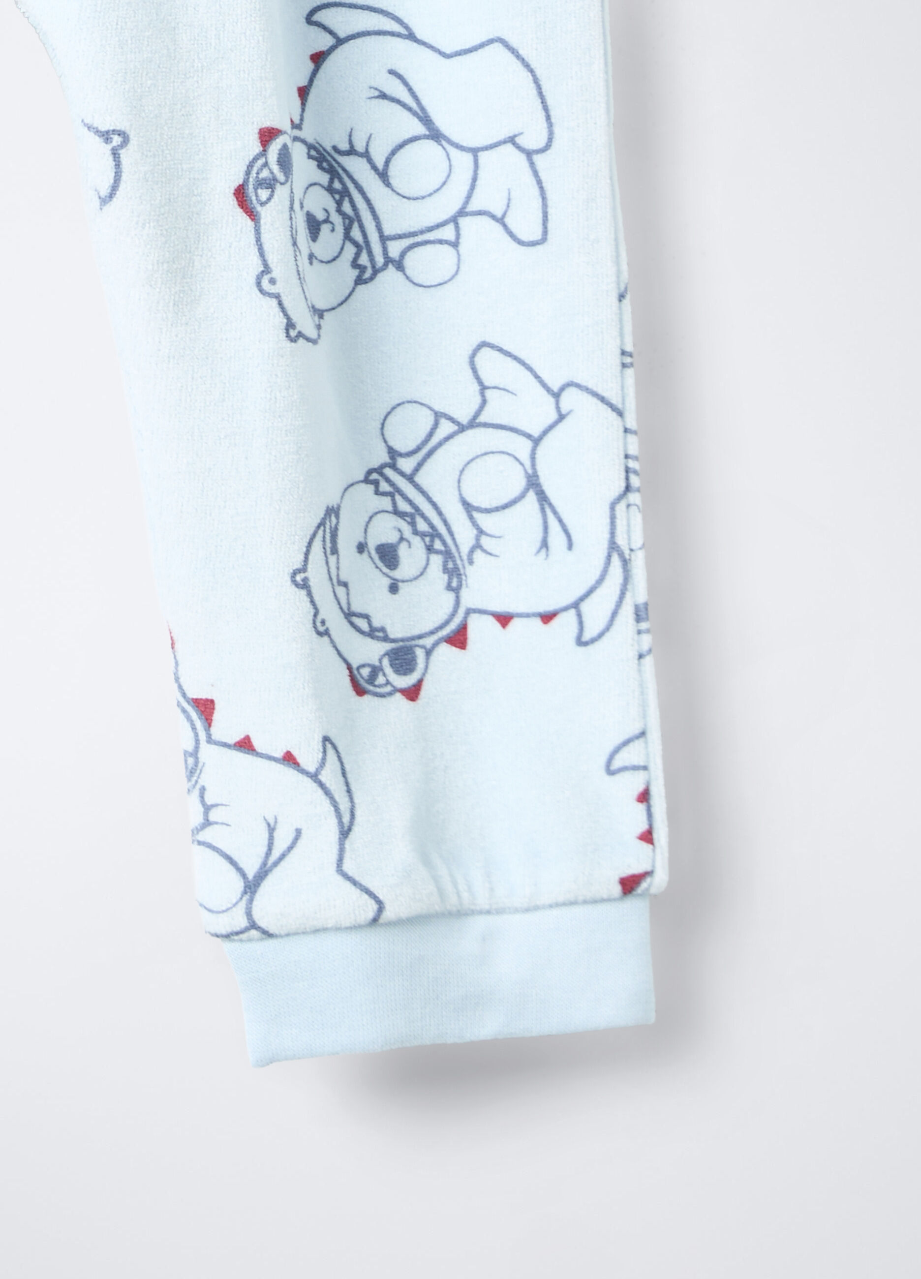 Pack 2 tutine pigiama velour misto cotone _3