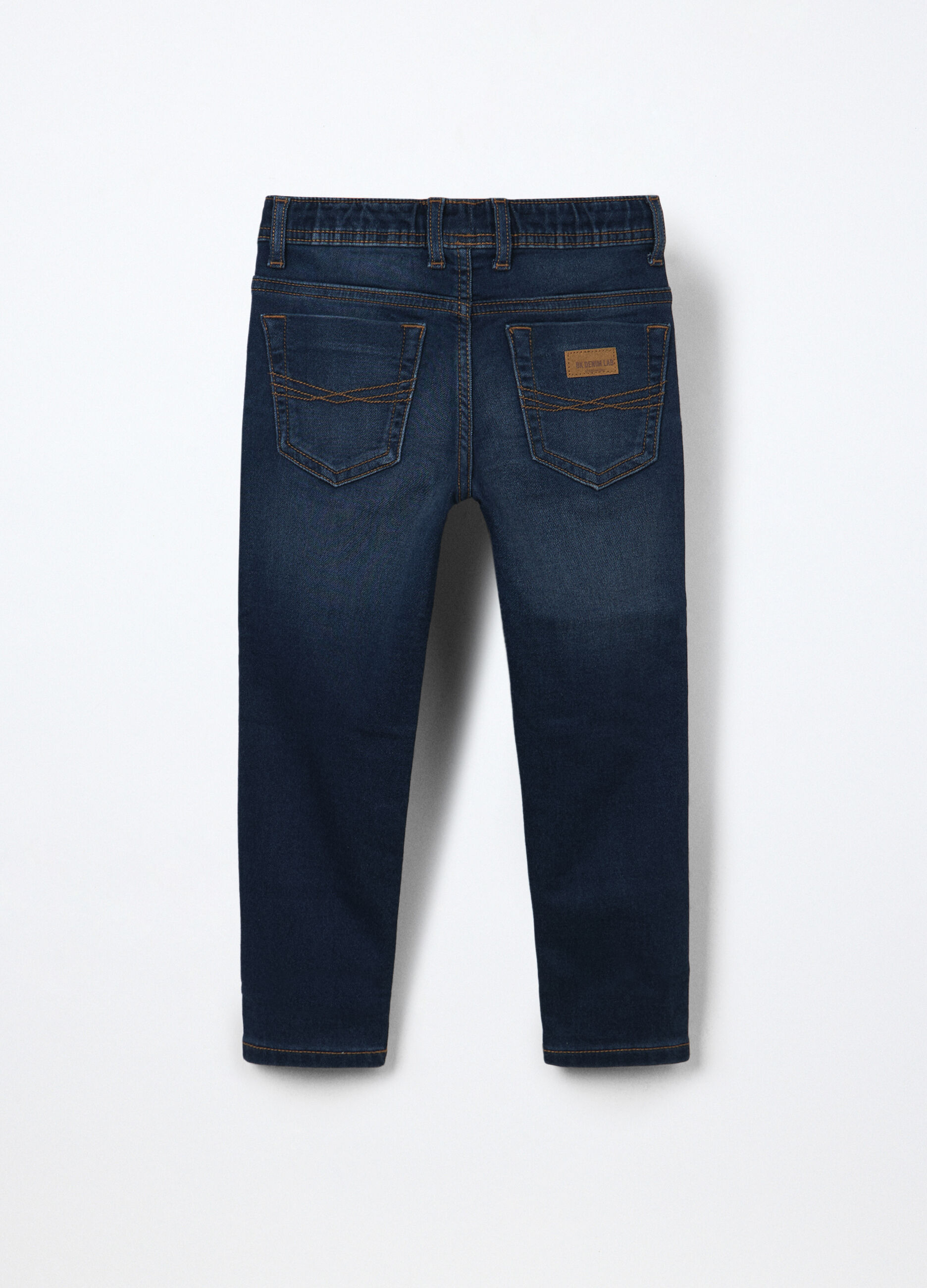 Jogger in denim misto cotone bambino_1