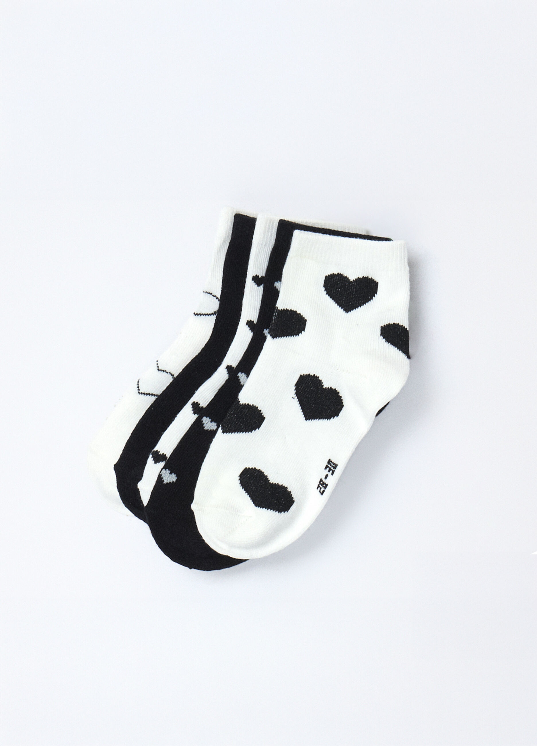 Pack 5 calze misto cotone bambina_0