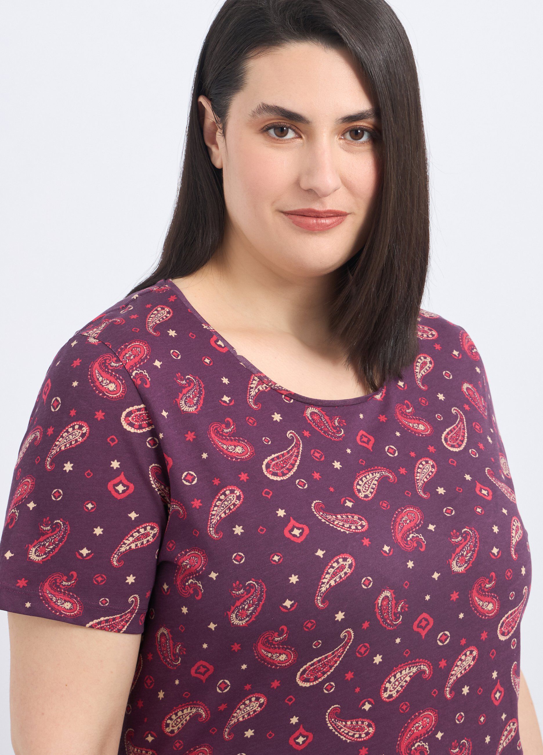 T-shirt in puro cotone donna curvy_2